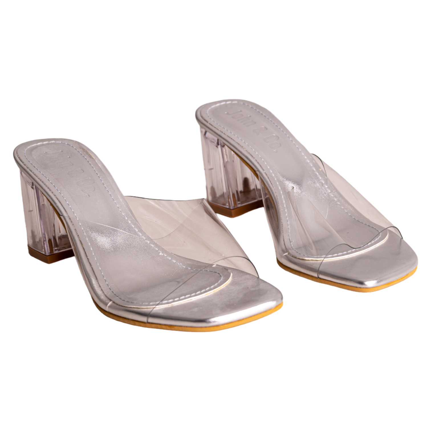 Lustre heels shoe Silver