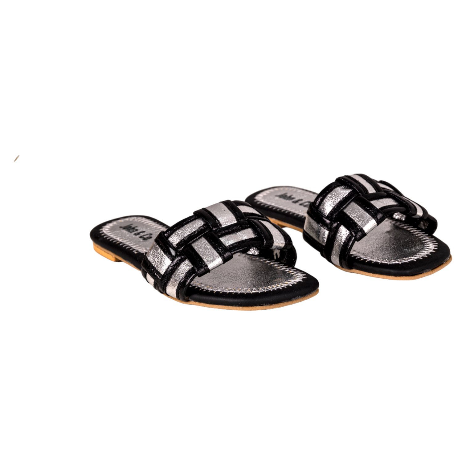 LuxeCheck shoe Silver
