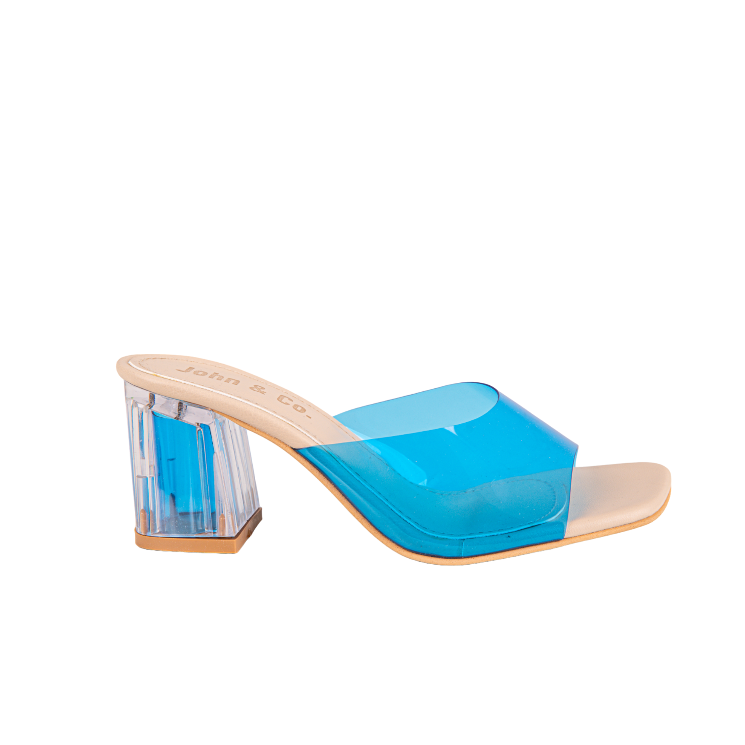 Lustre heels shoe Blue
