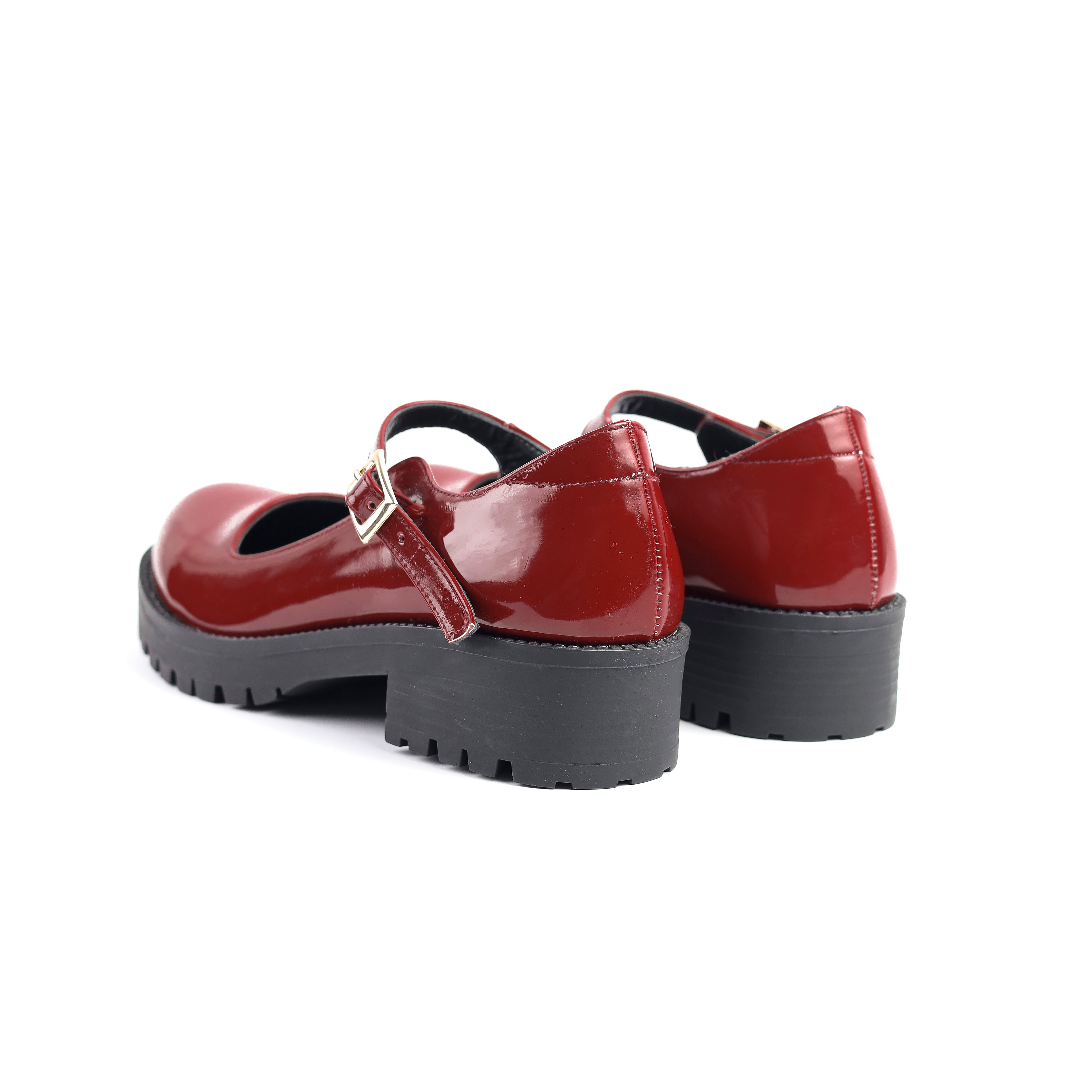 Vintage Petal Shoes Burgundy