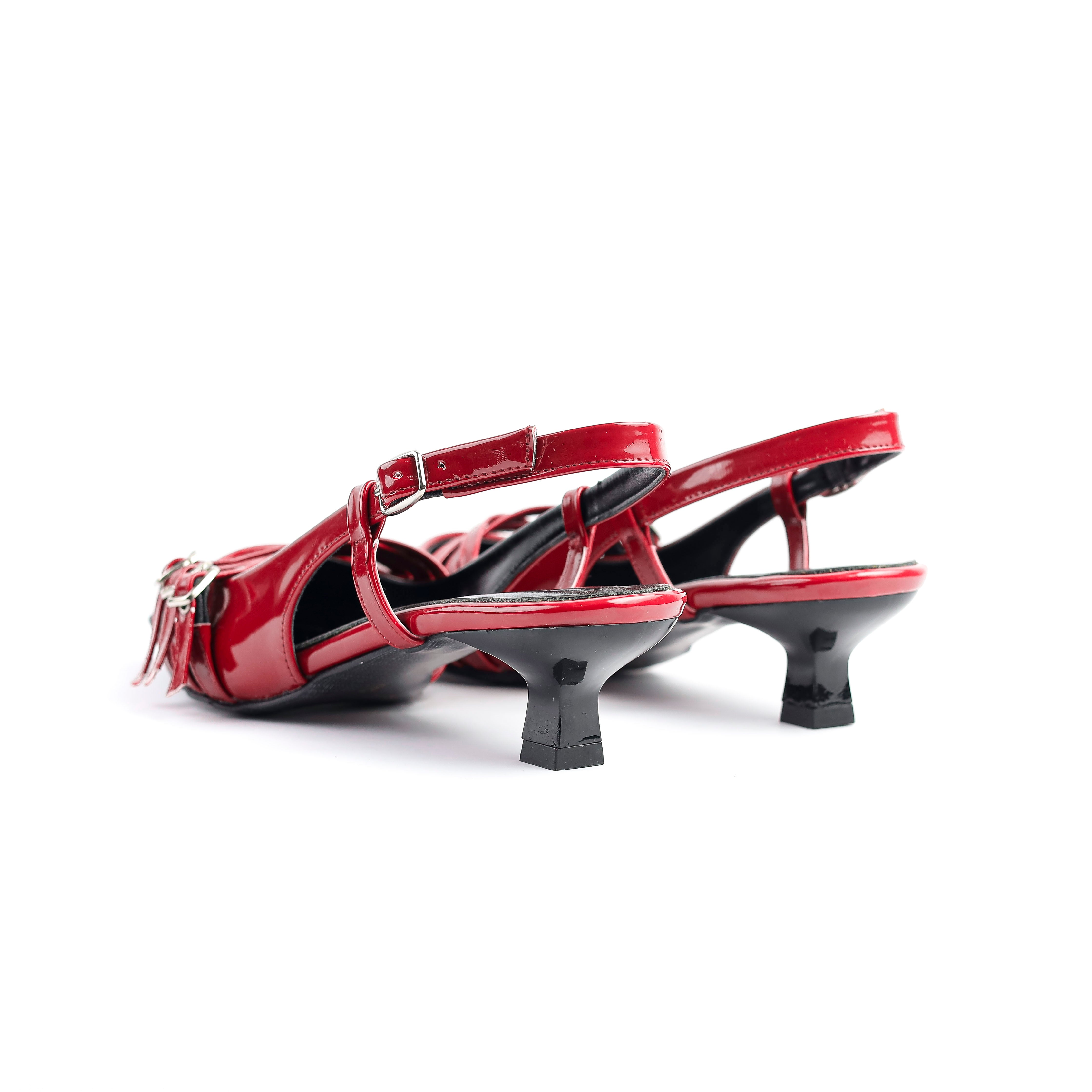 Évaline heels Red