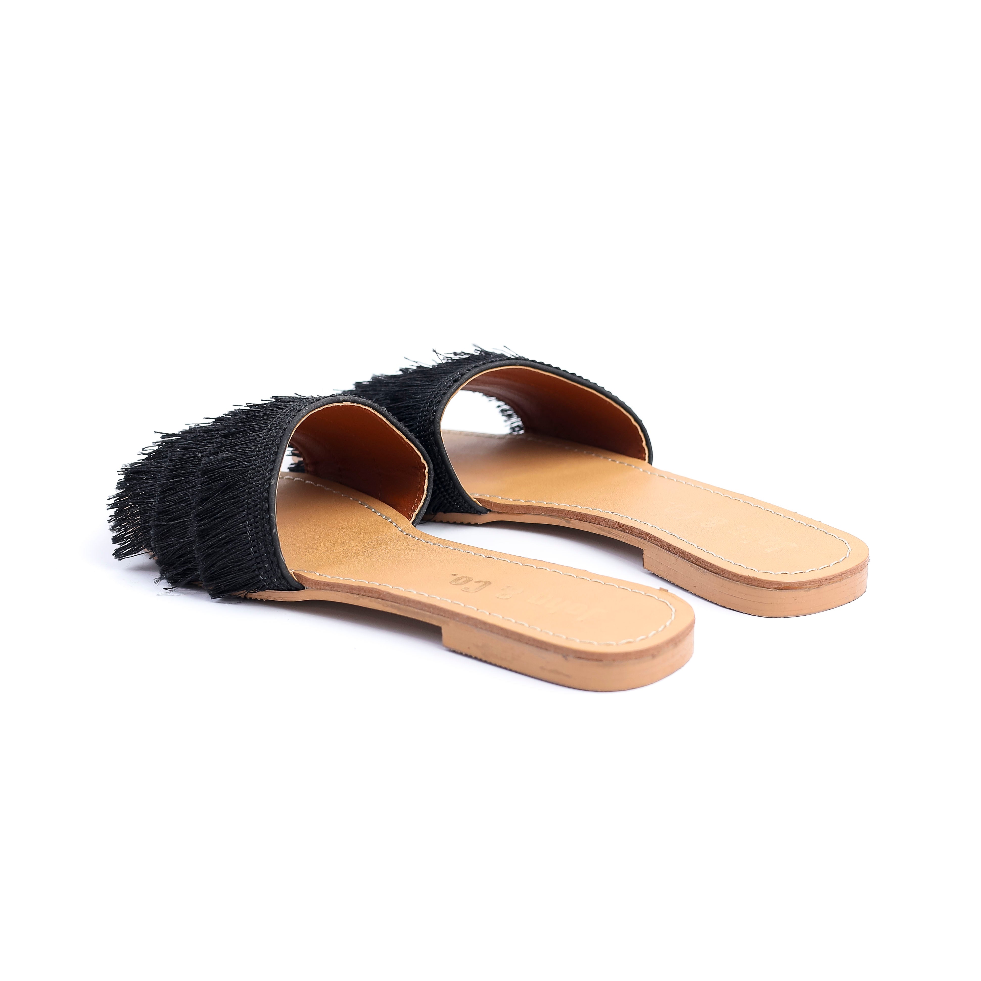 Coastal Breeze Slipper shoe Black