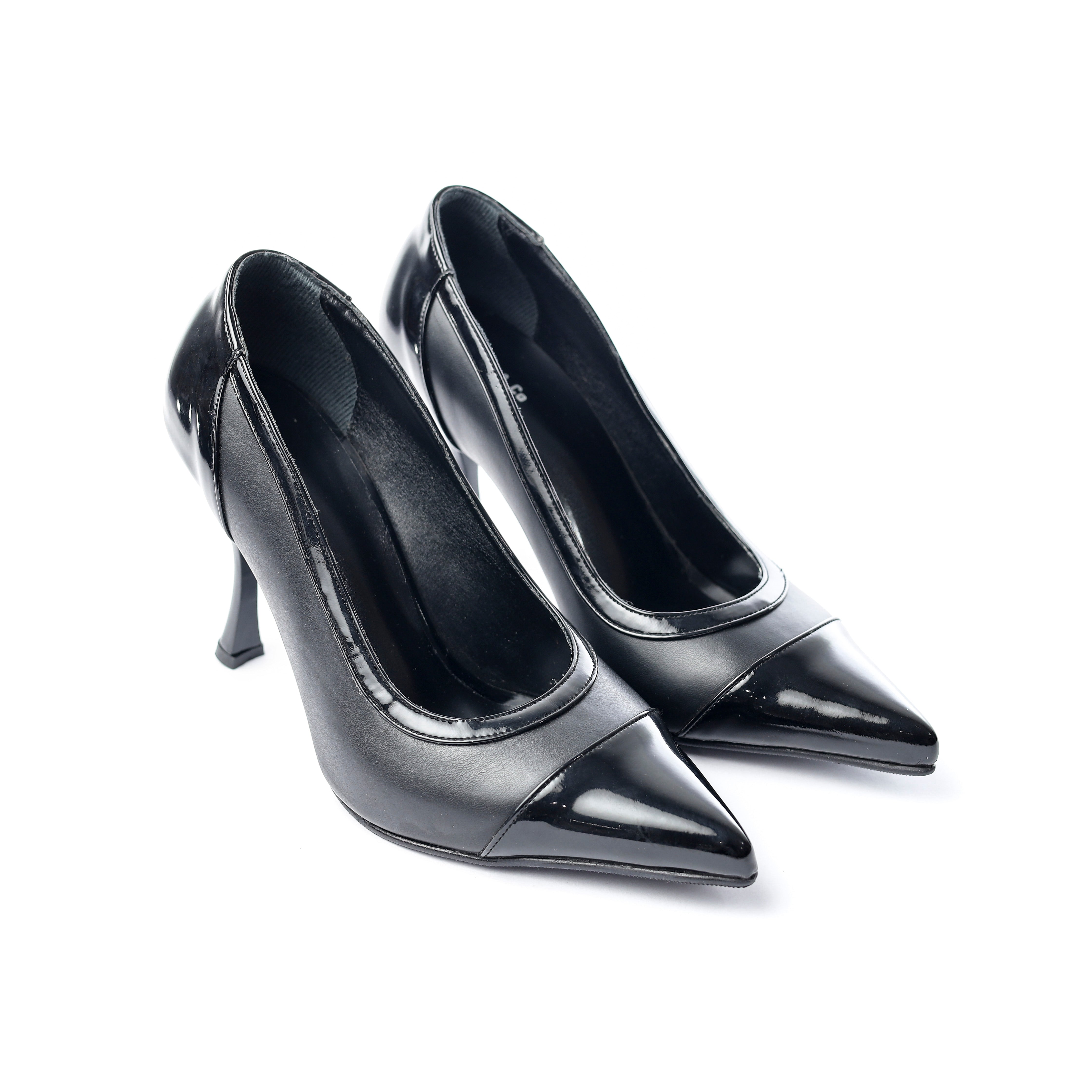 Refined High Heel Pumps Black