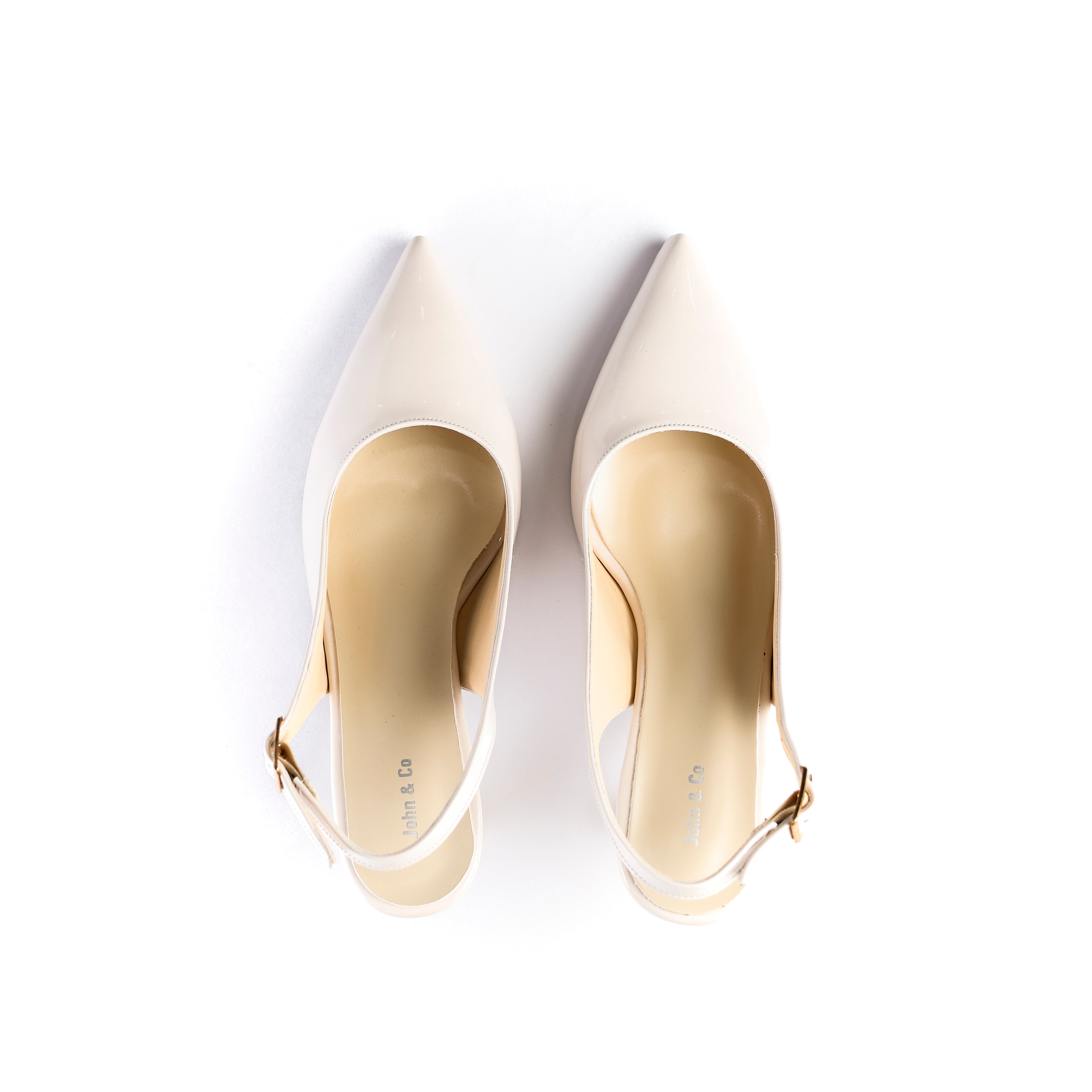 Chic Slingback Stilettos Beige