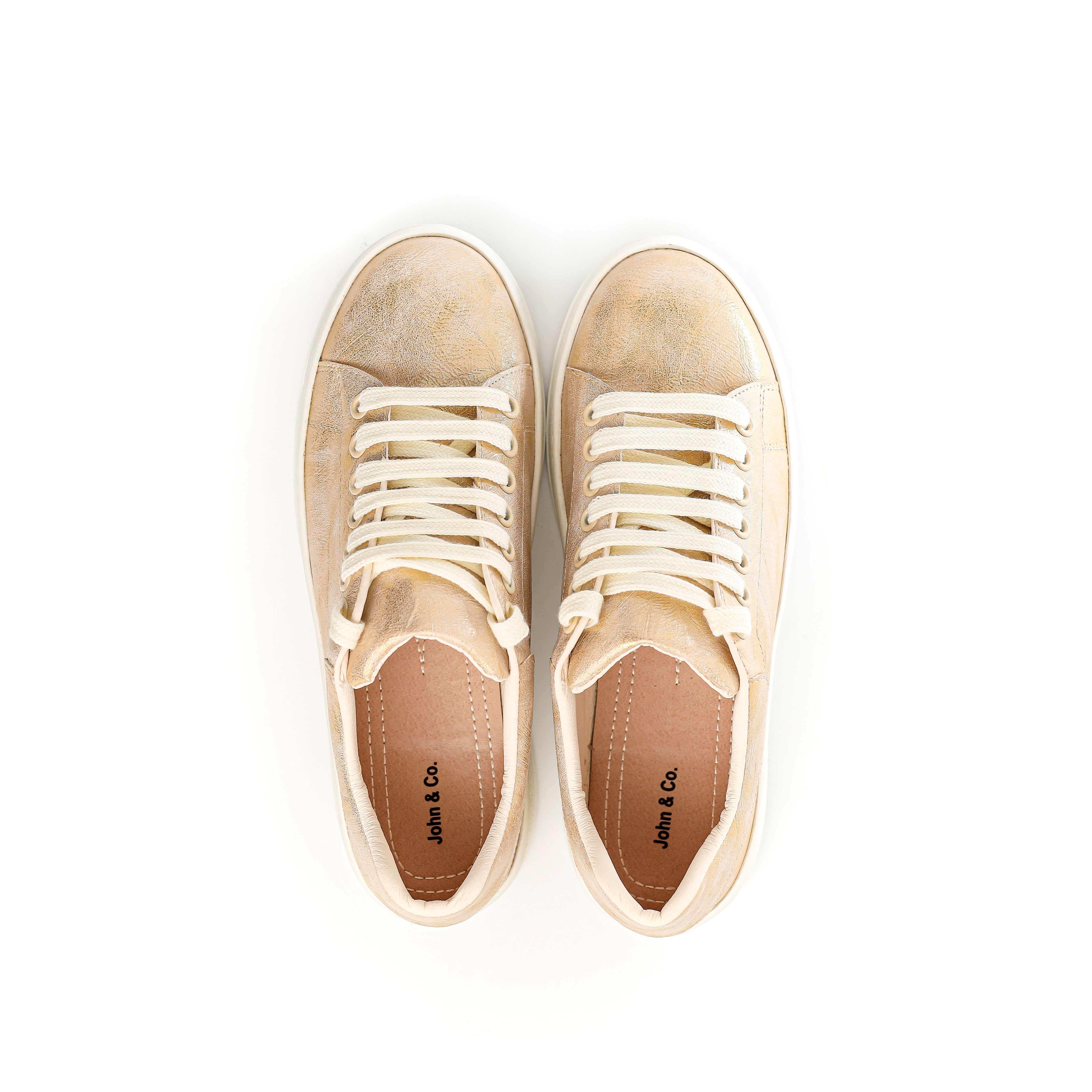 Graphite Spark Sneakers Gold