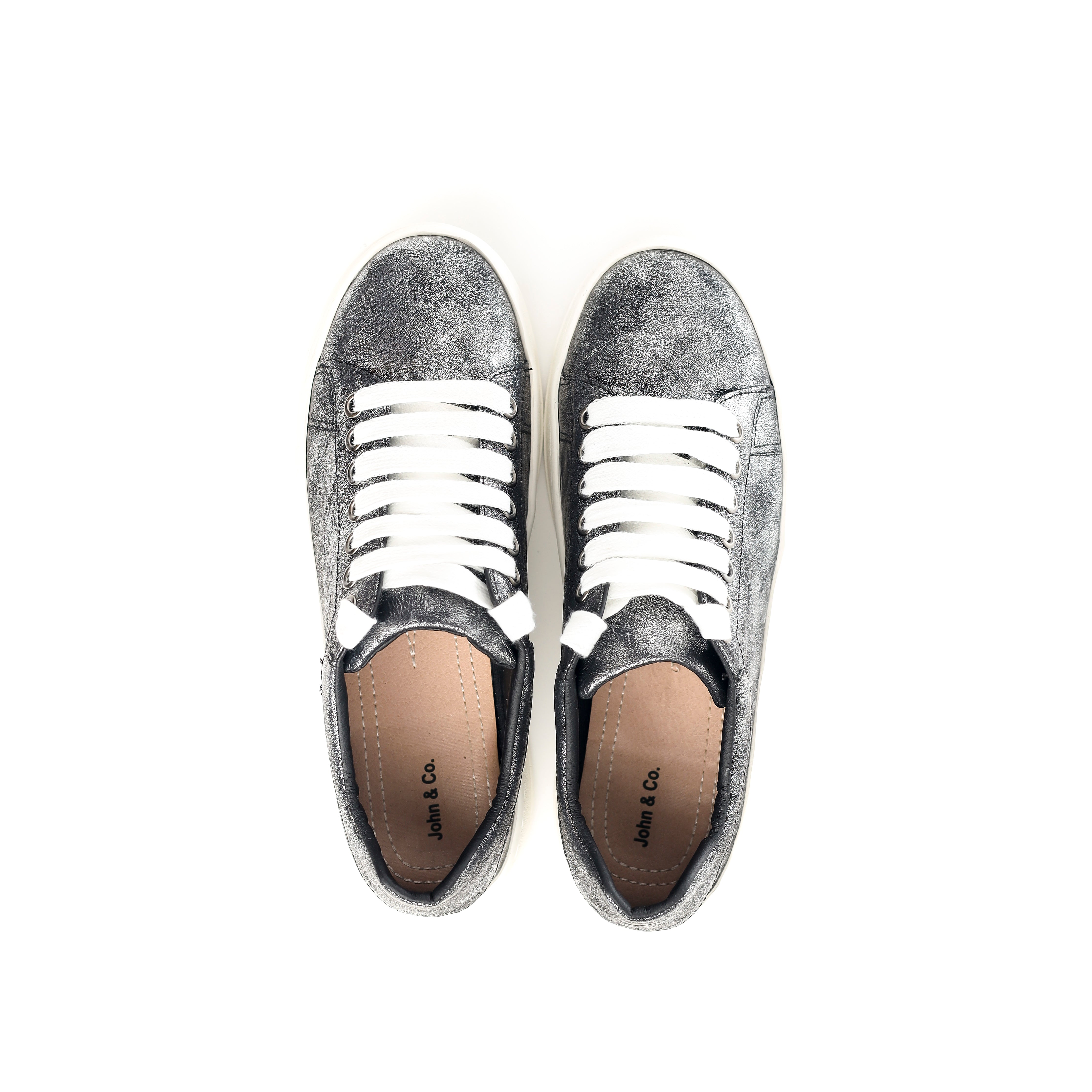 Graphite Spark Sneakers metallic black