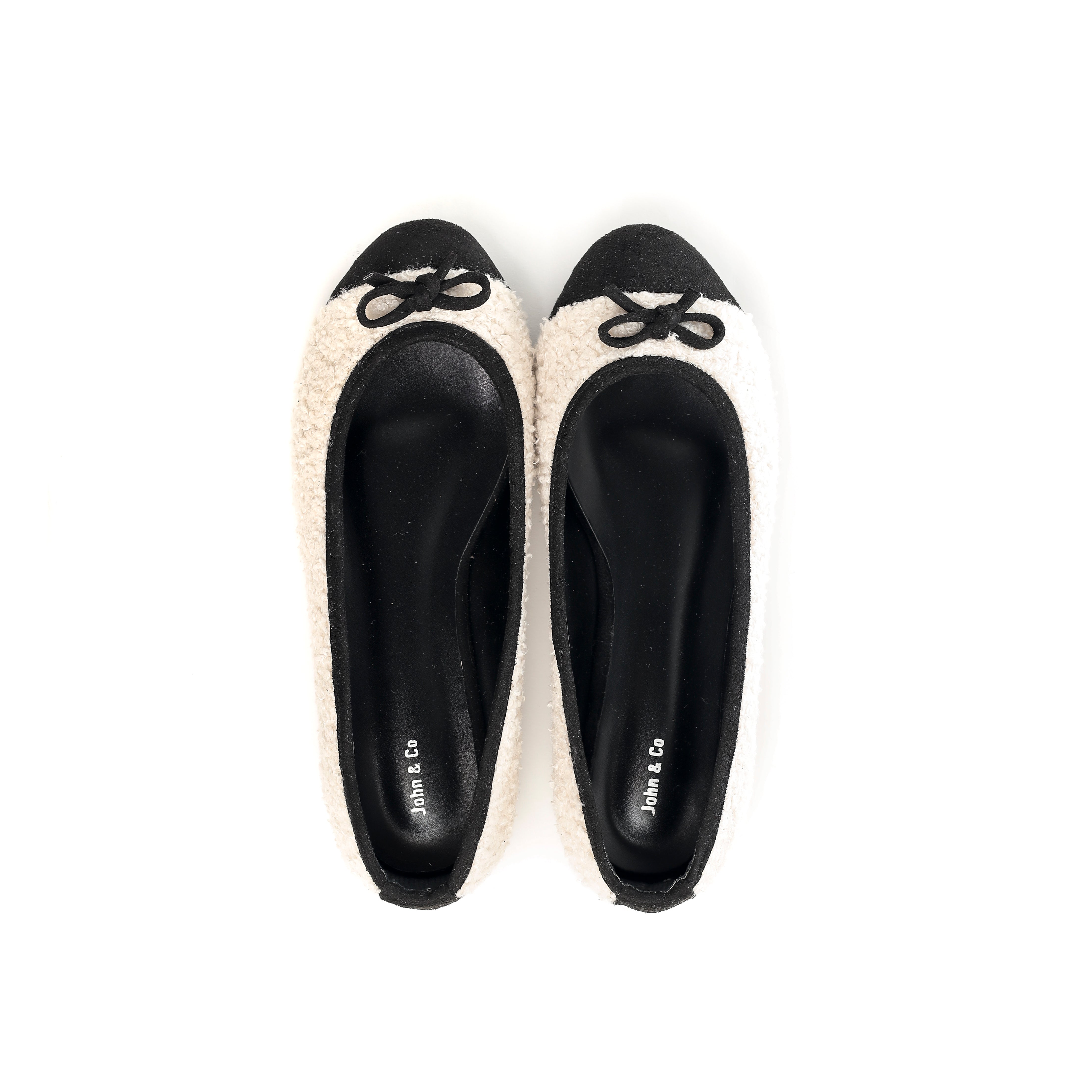 Neutral Fleece Flat Suede white