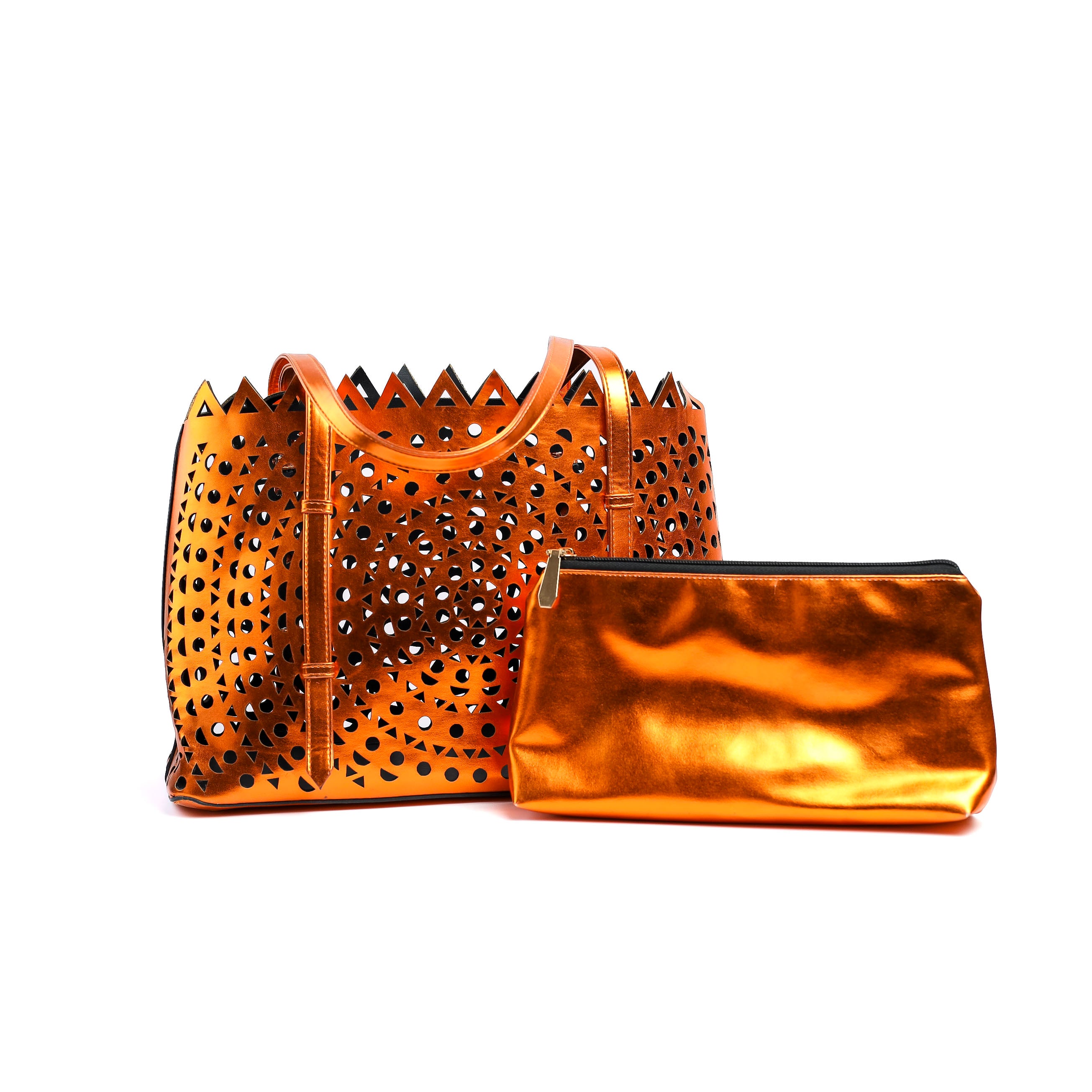 Cut Out Tote bag Bronze