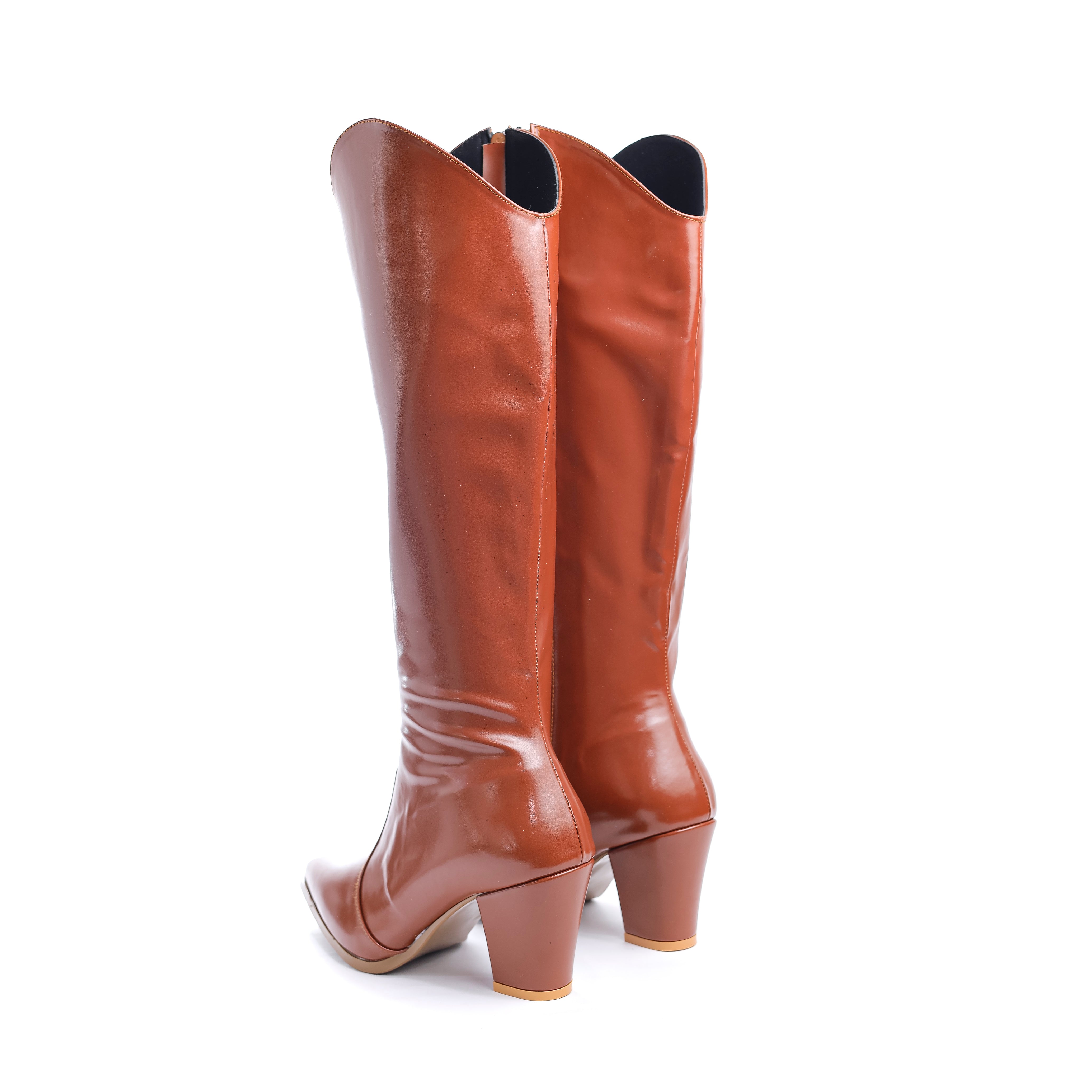 Pointed-Toe Western Boots