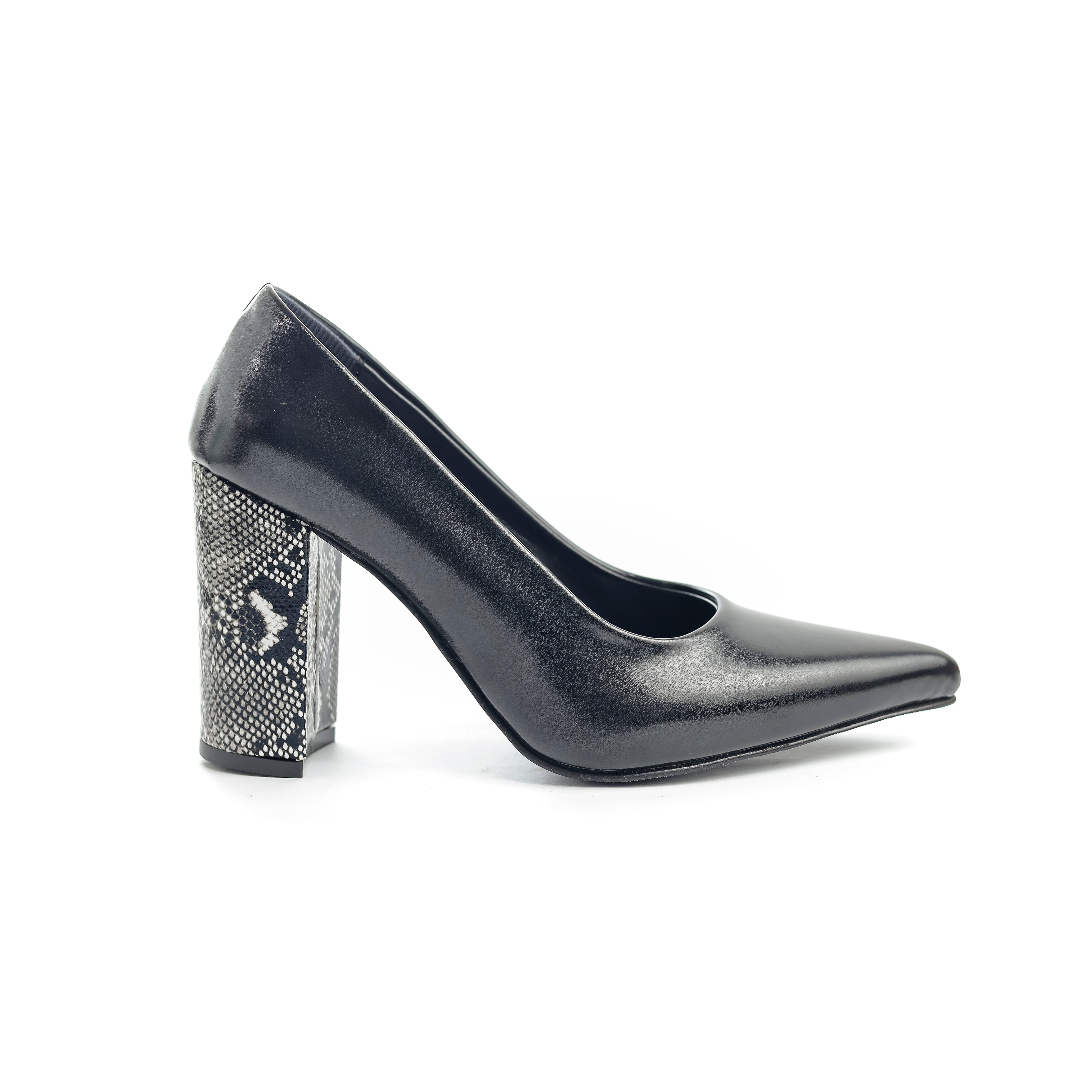 Obsidian Serpent Heels Black