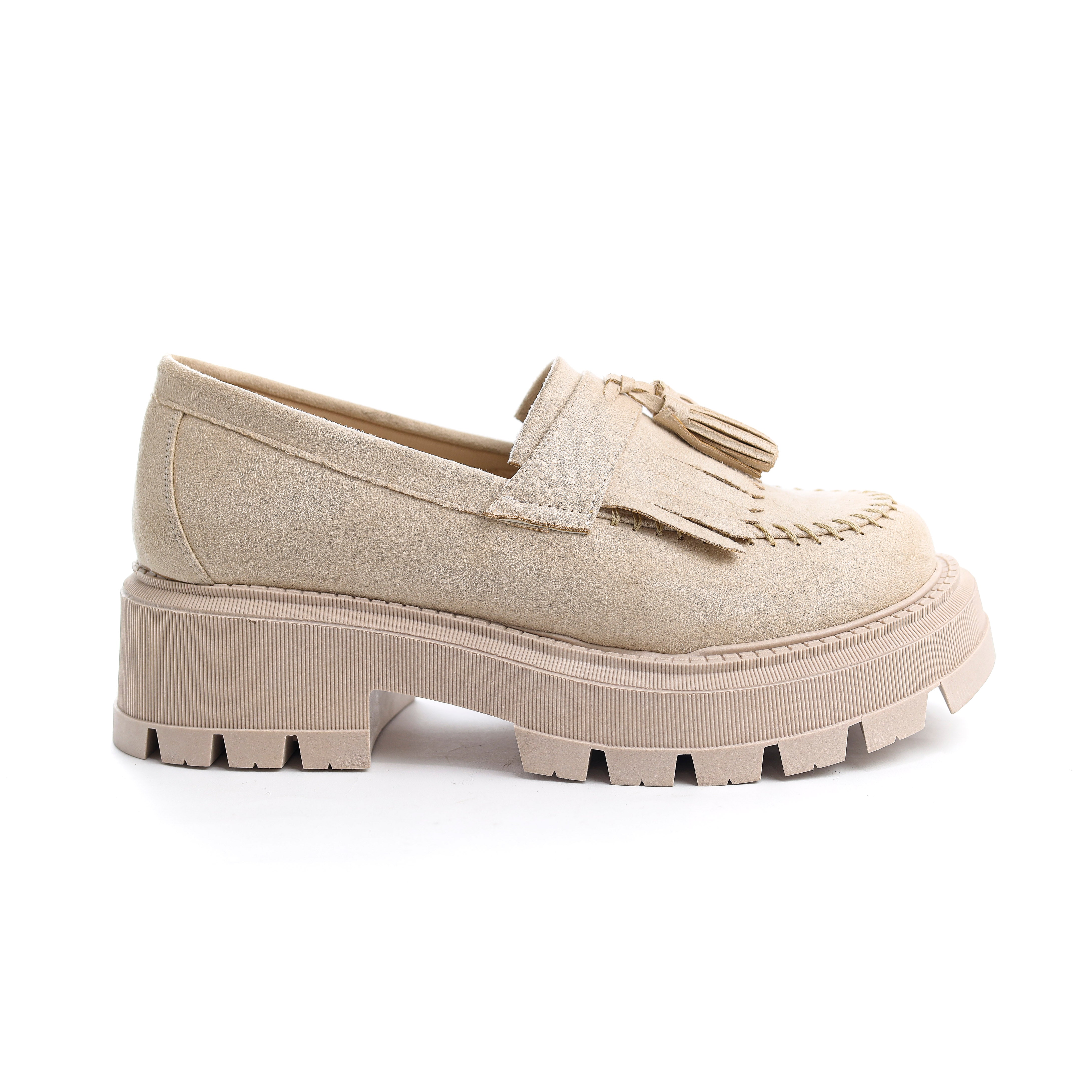 Neutral Nomad Loafers Beige