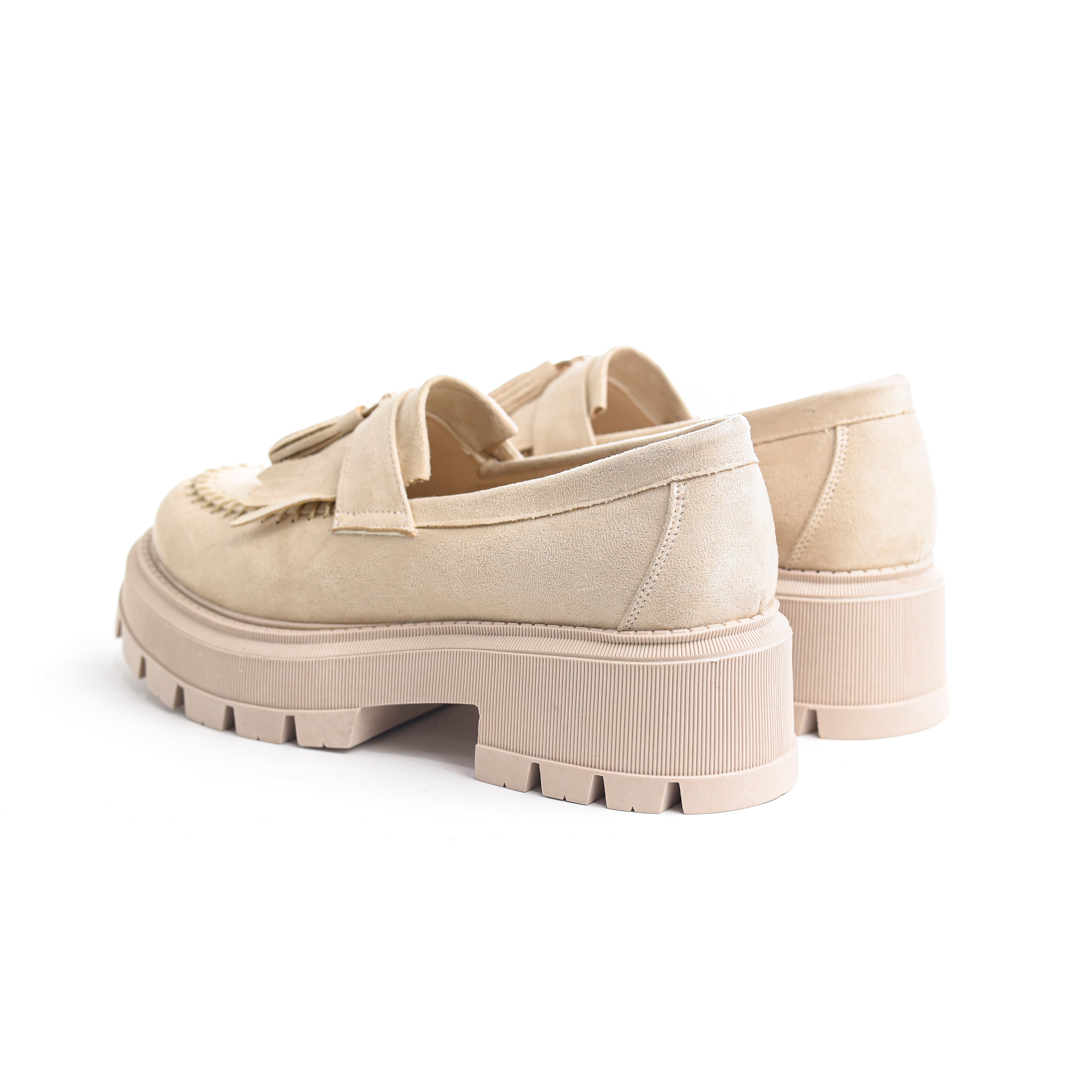 Neutral Nomad Loafers Beige