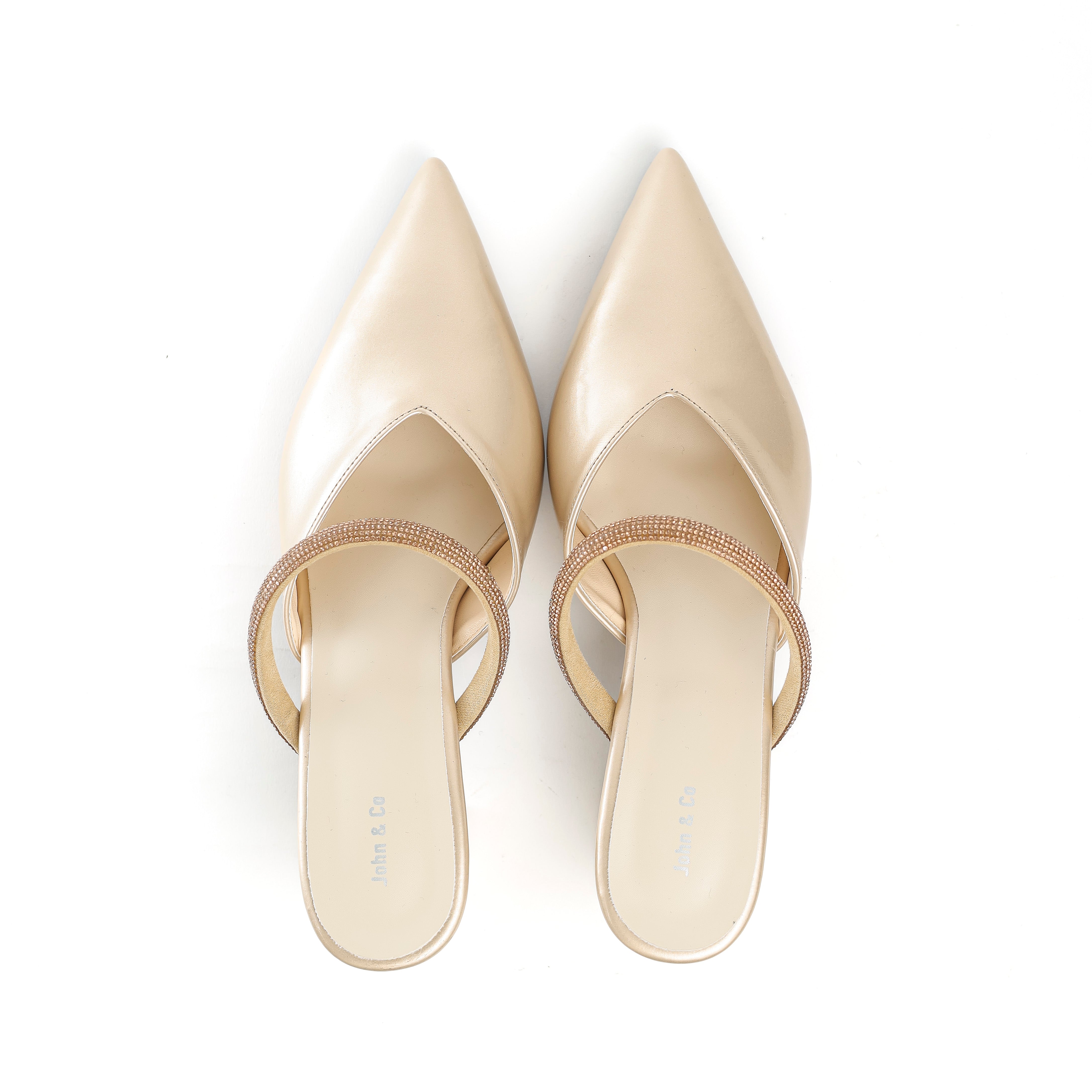 Raven Crystal Stiletto Gold