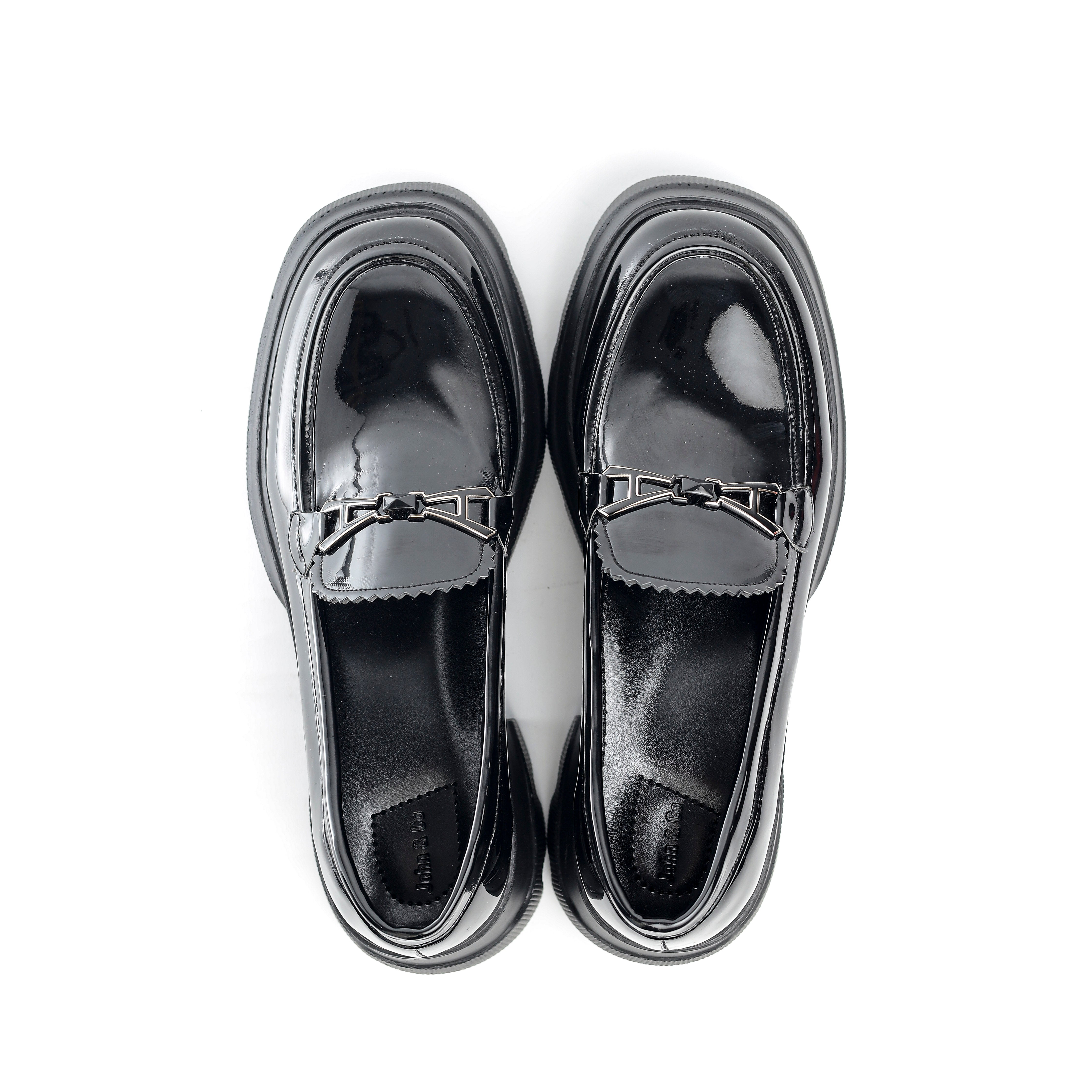 Shiny Luxe Slip-Ons