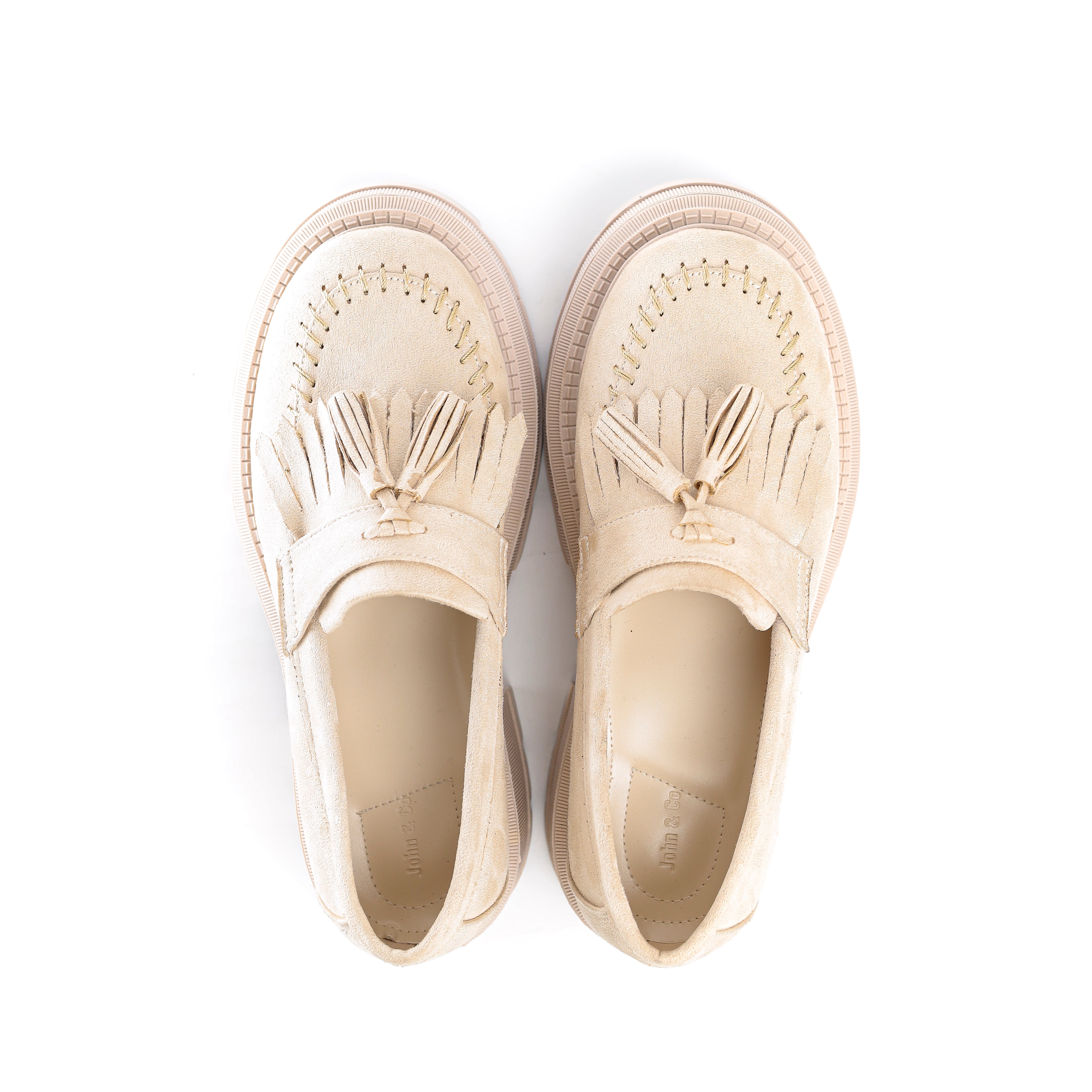 Neutral Nomad Loafers Beige