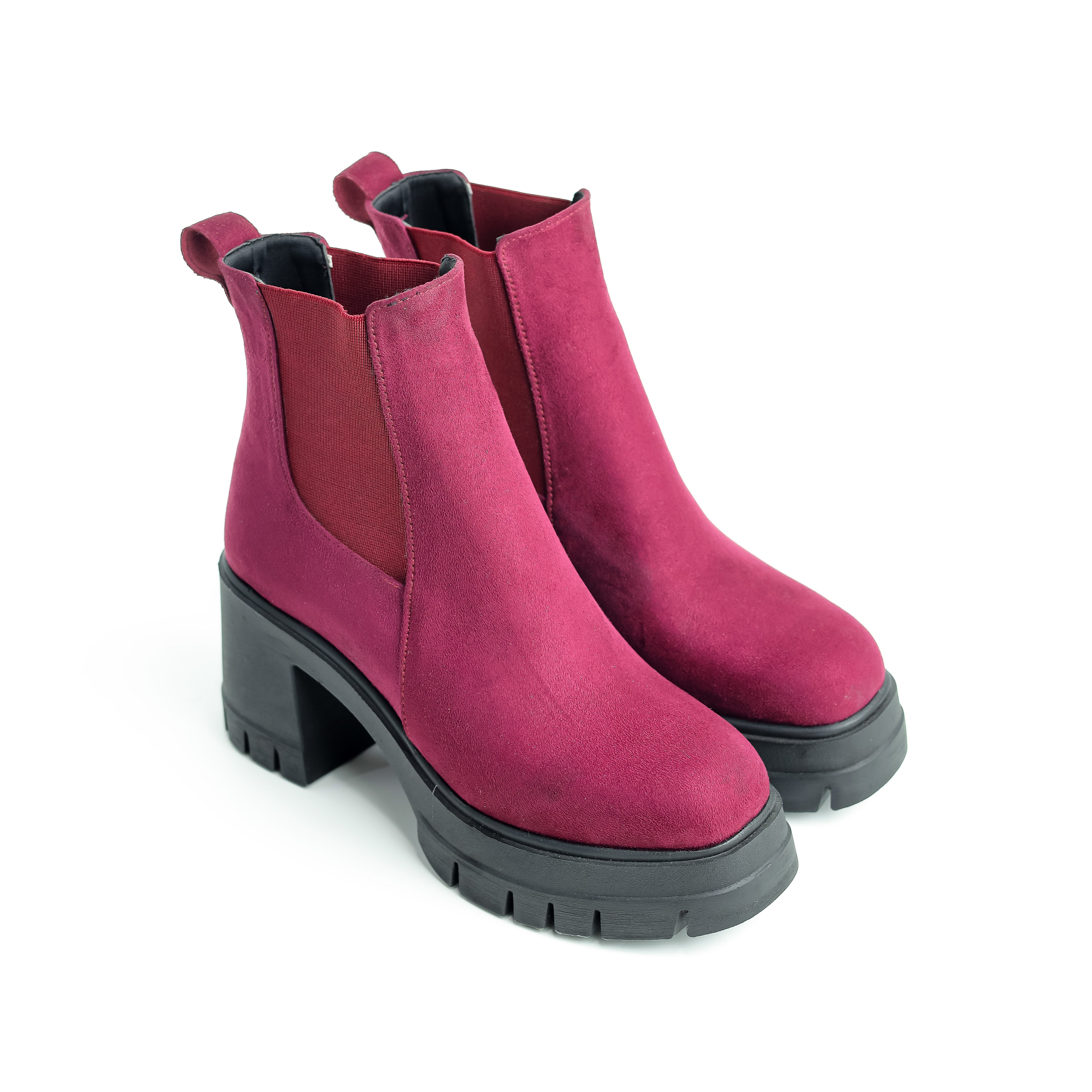 Solace Suede Burgundy