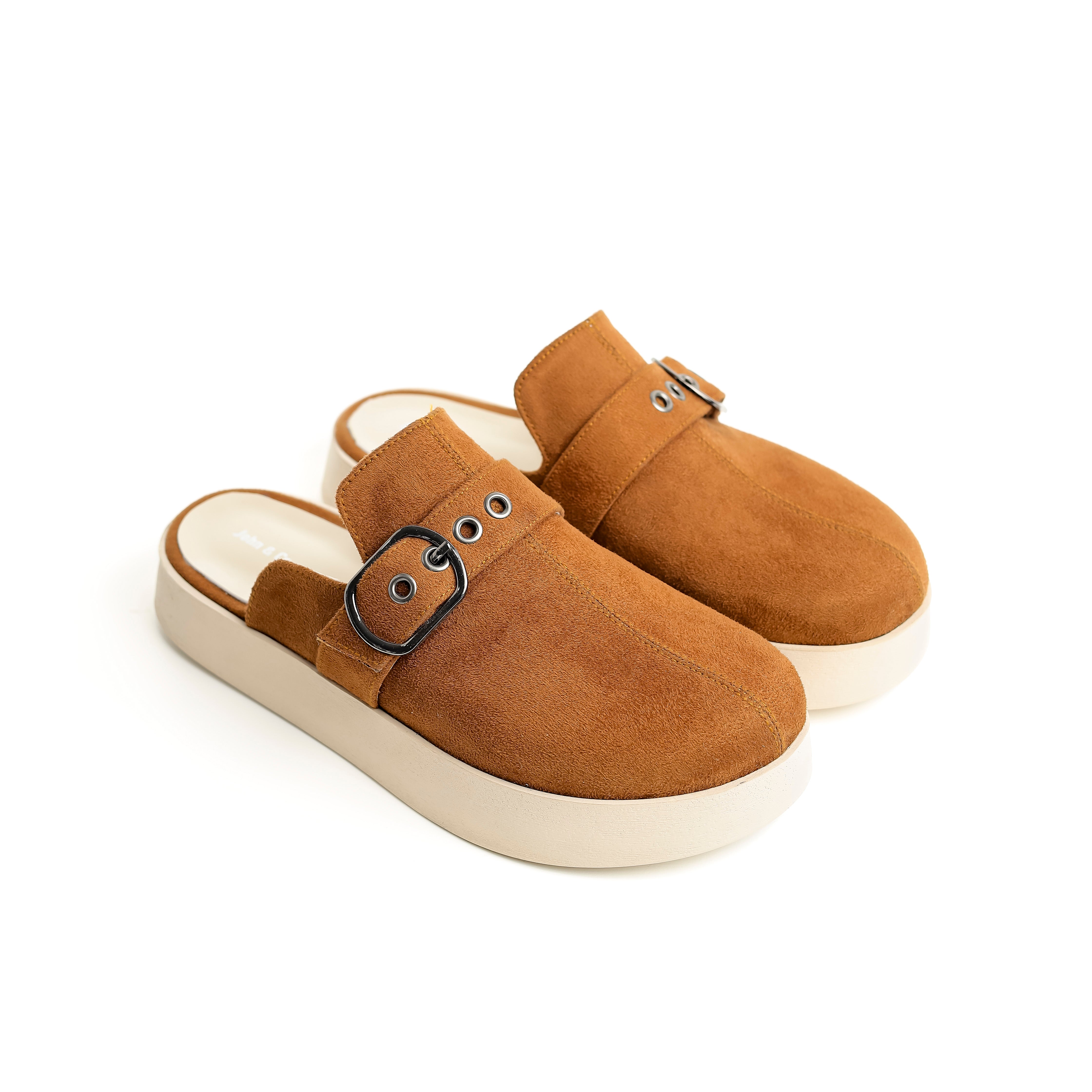 Buckle Slip-On Brown