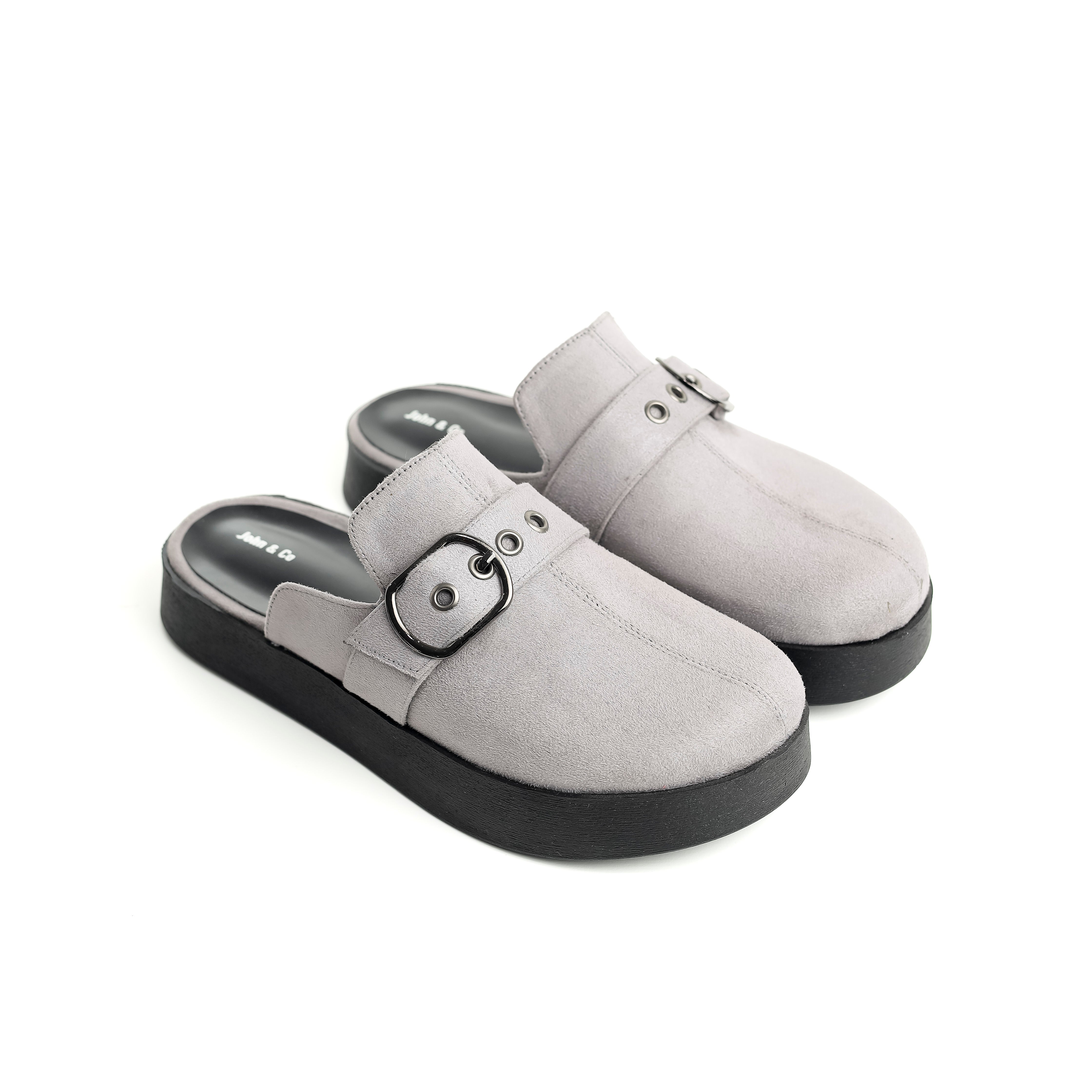 Buckle Slip-On Grey