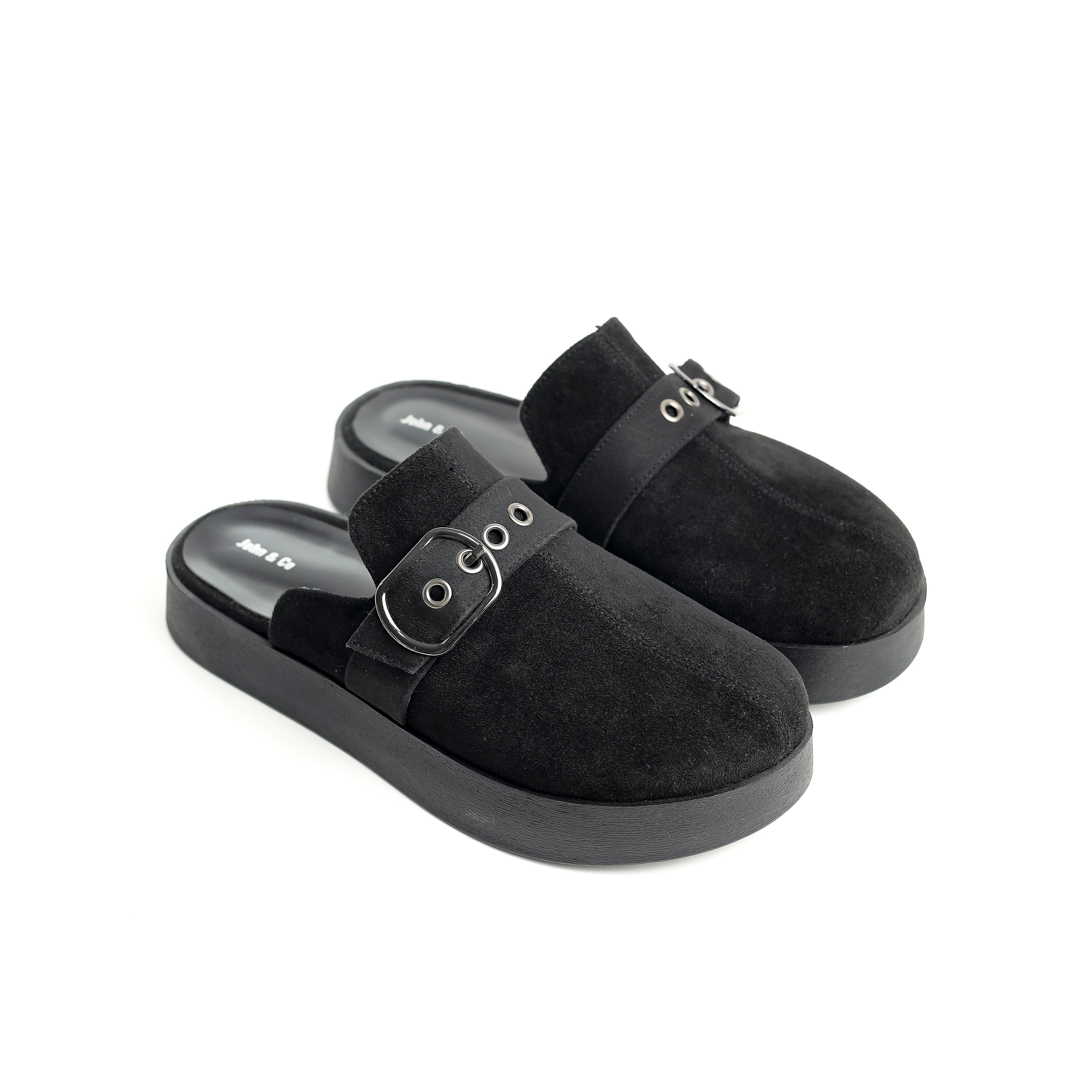 Buckle Slip-On Black