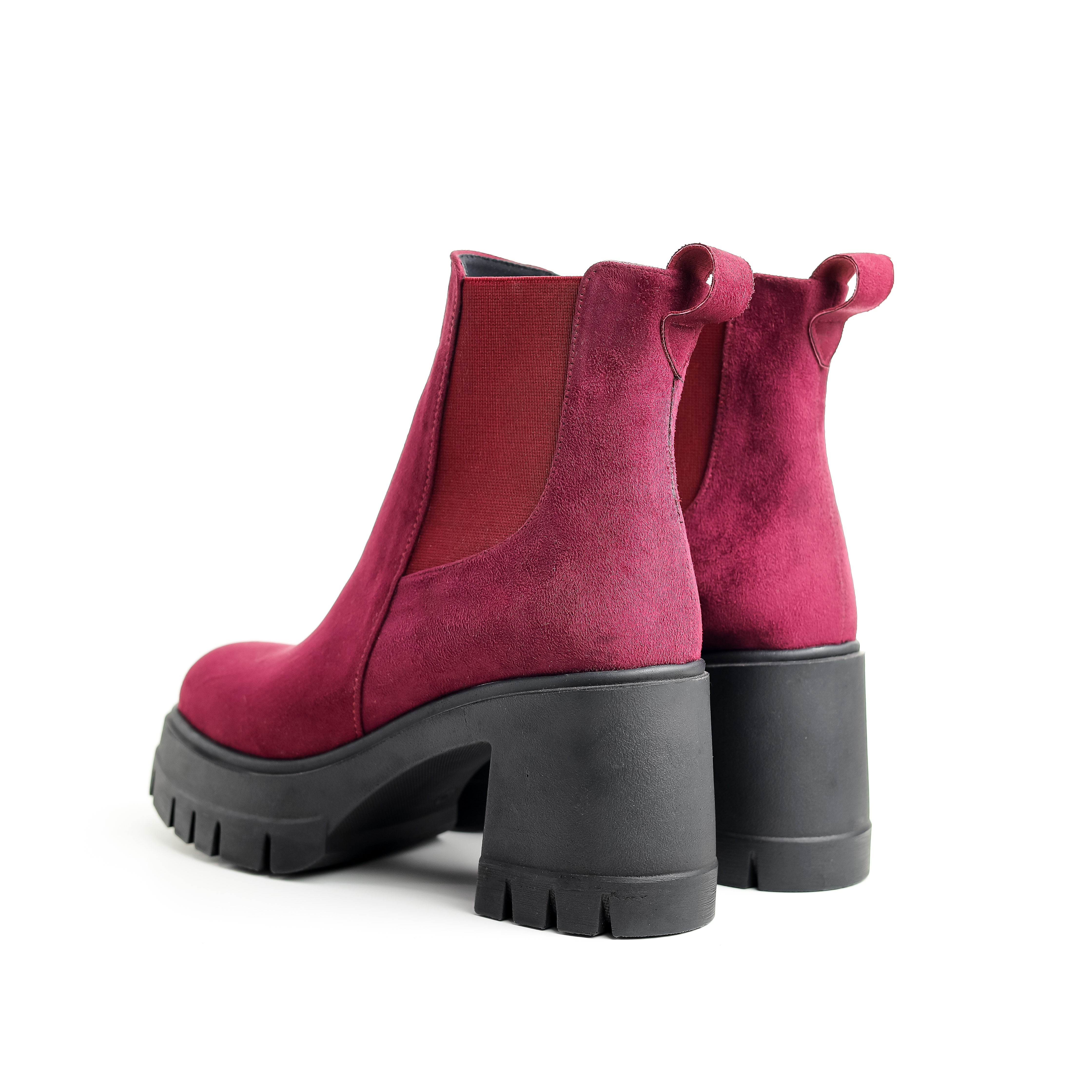 Solace Suede Burgundy