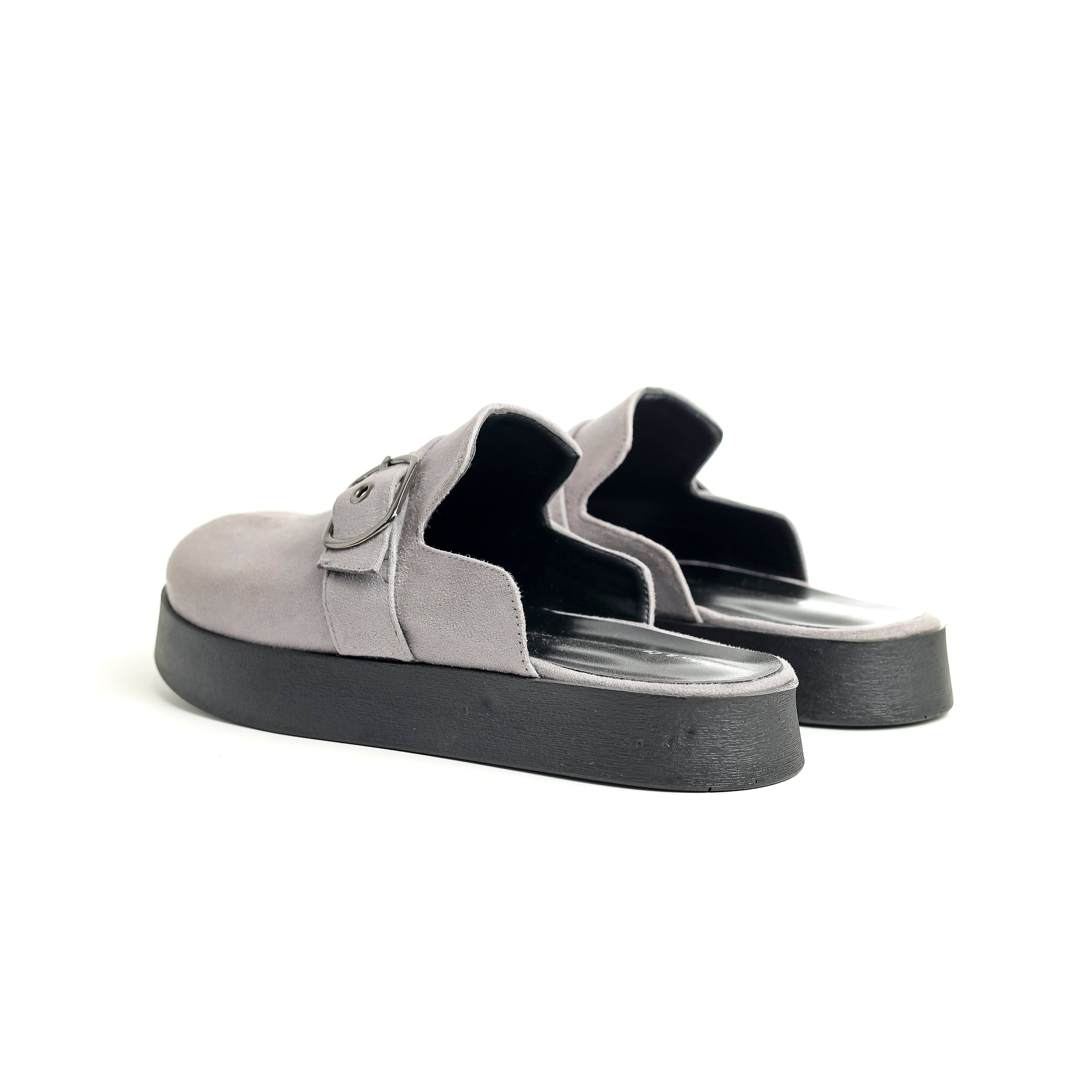 Buckle Slip-On Grey