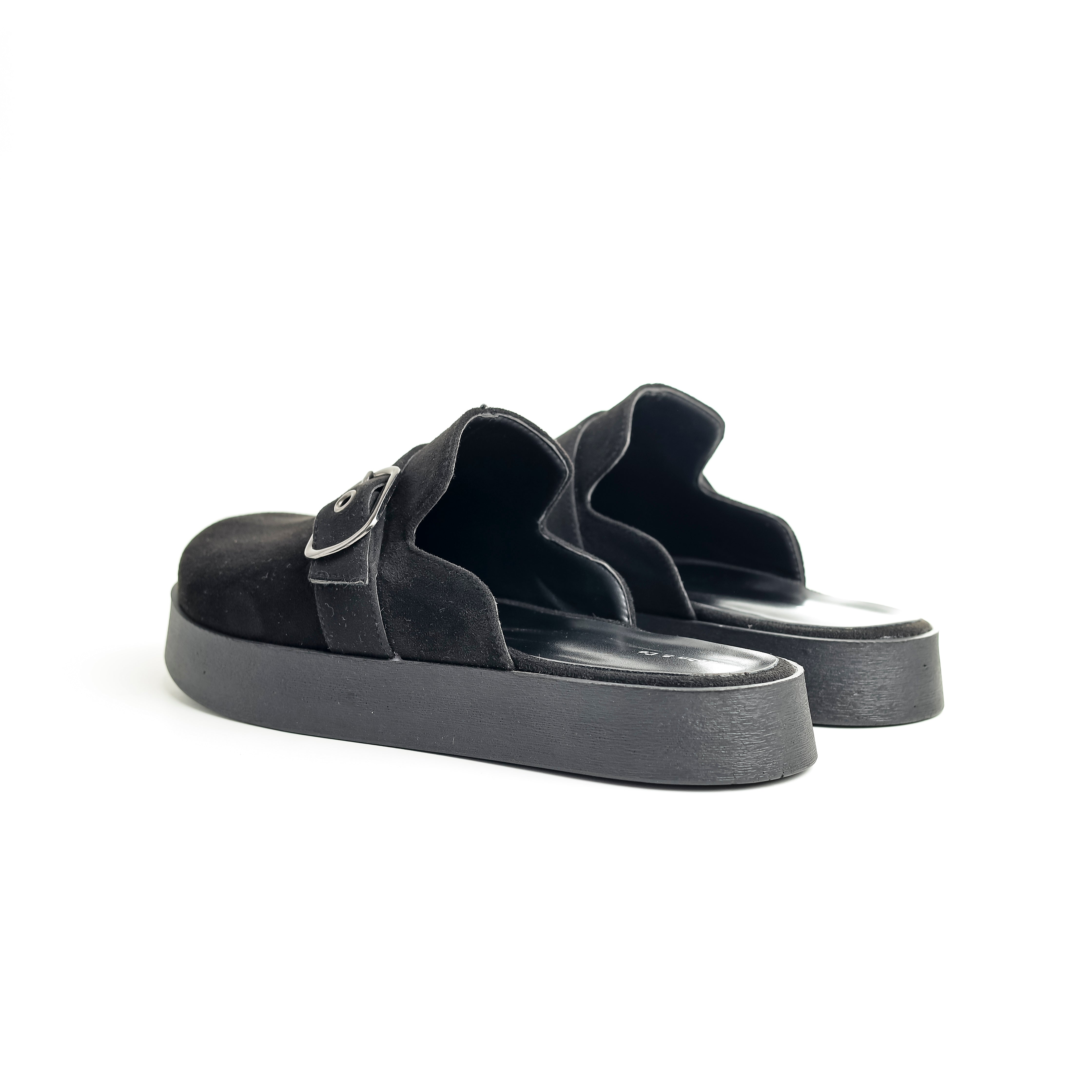 Buckle Slip-On Black