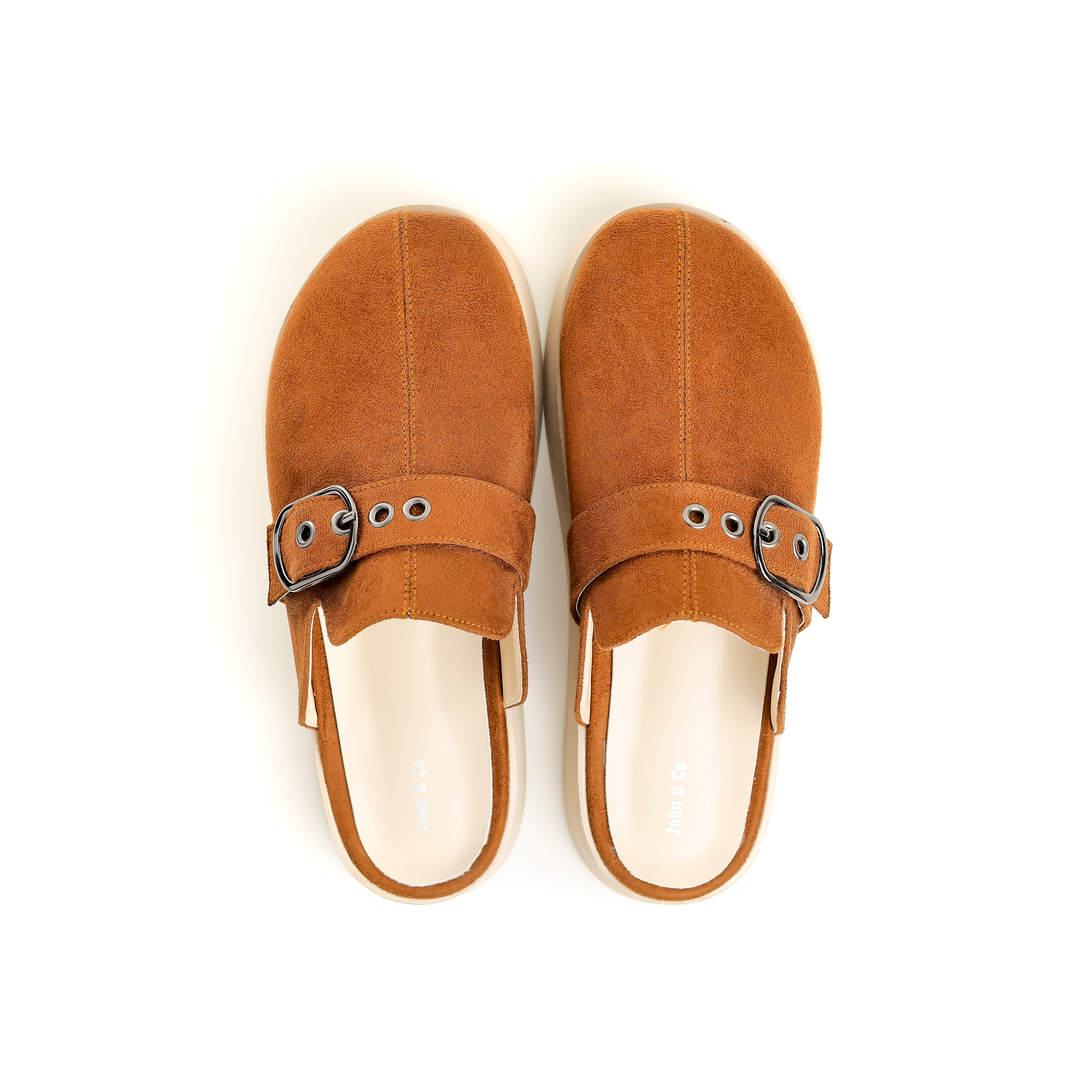 Buckle Slip-On Brown