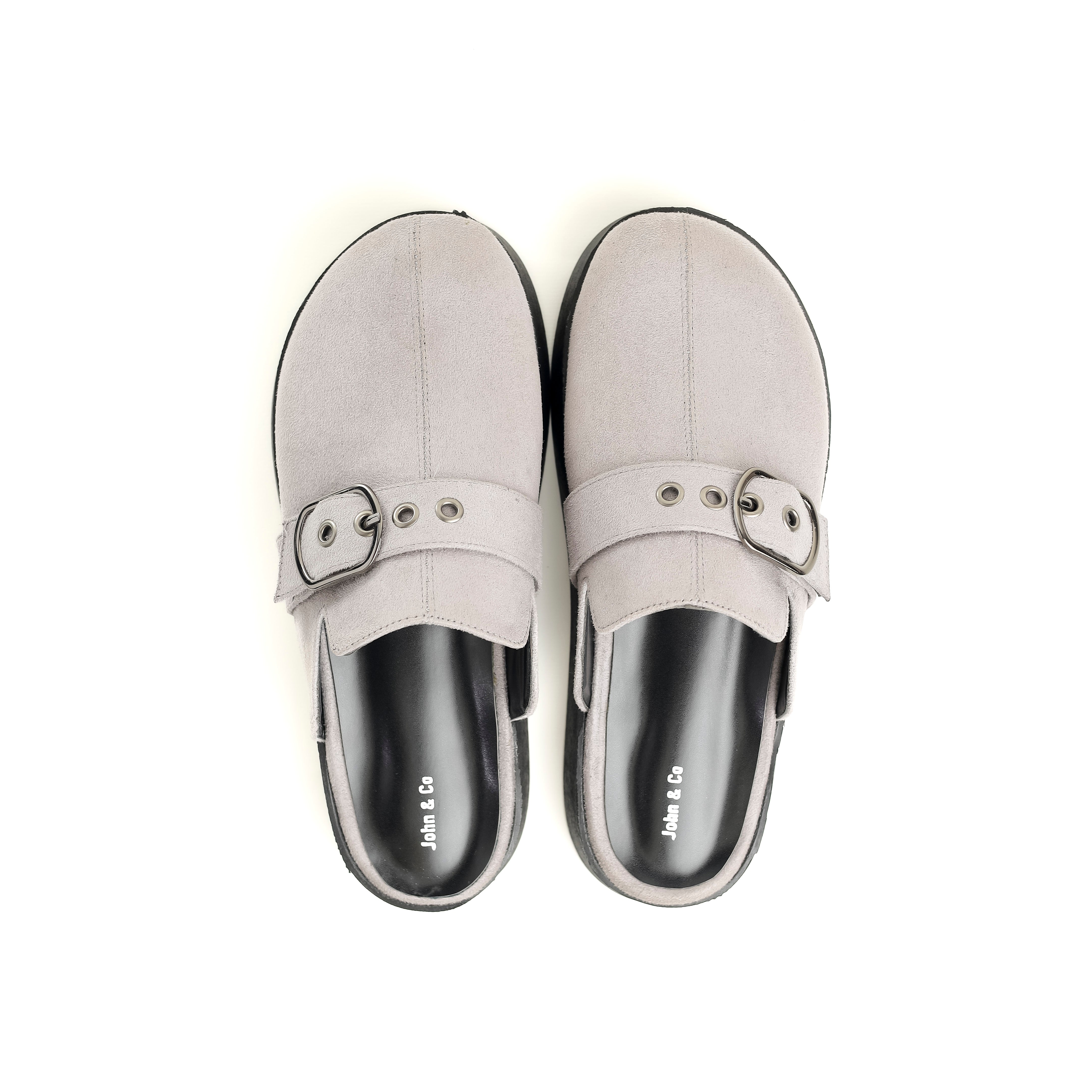 Buckle Slip-On Grey