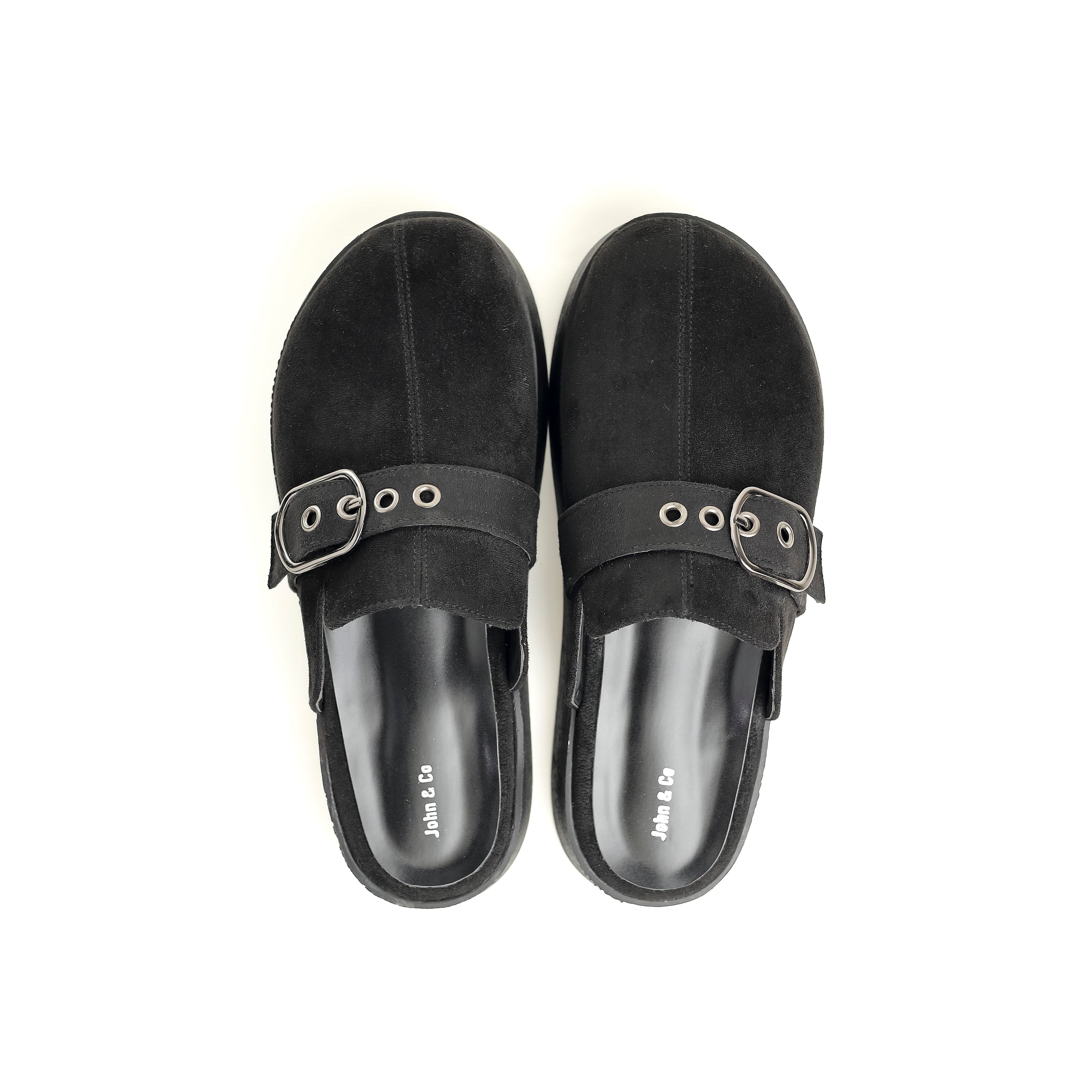 Buckle Slip-On Black