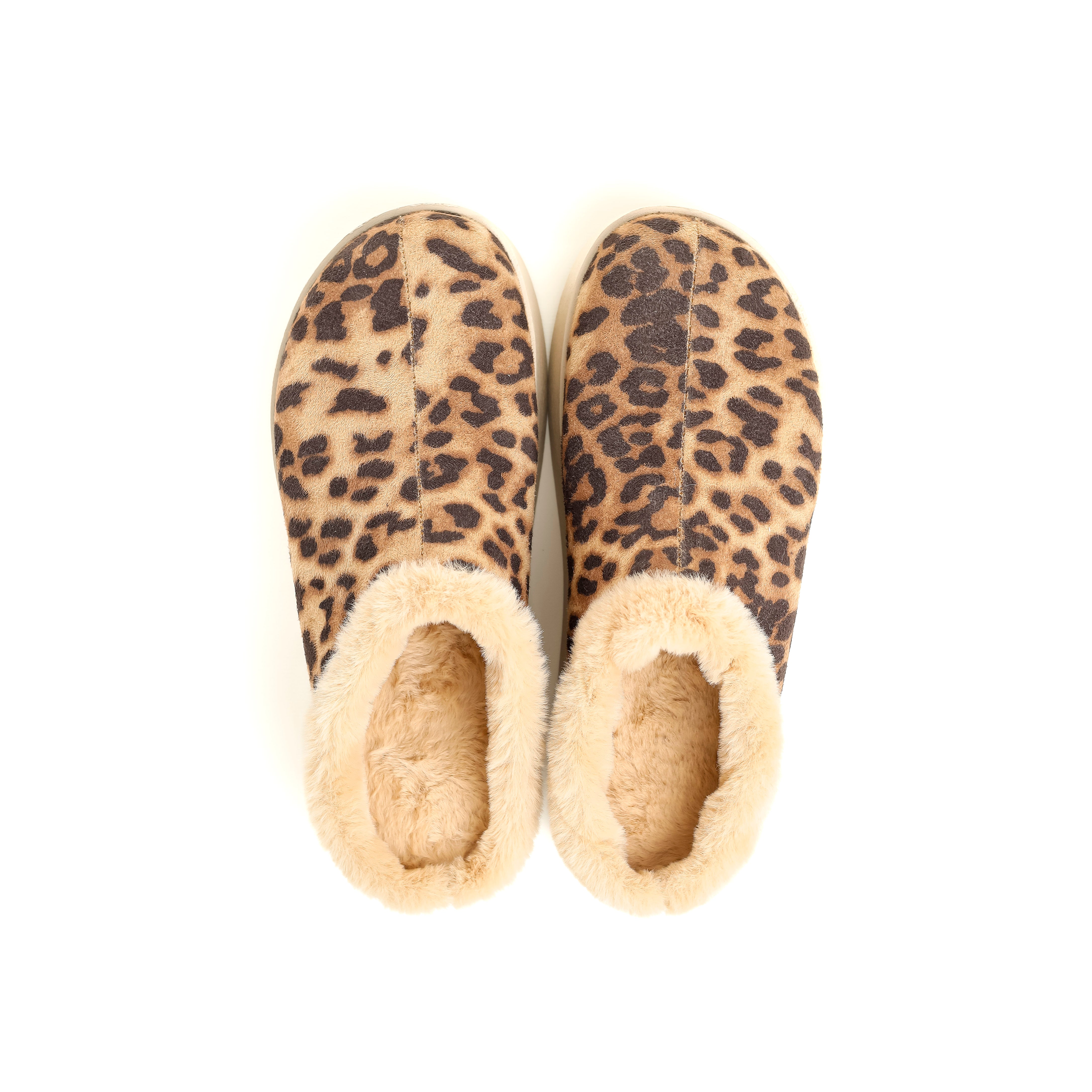 Leopard Fleece Comfort Brown