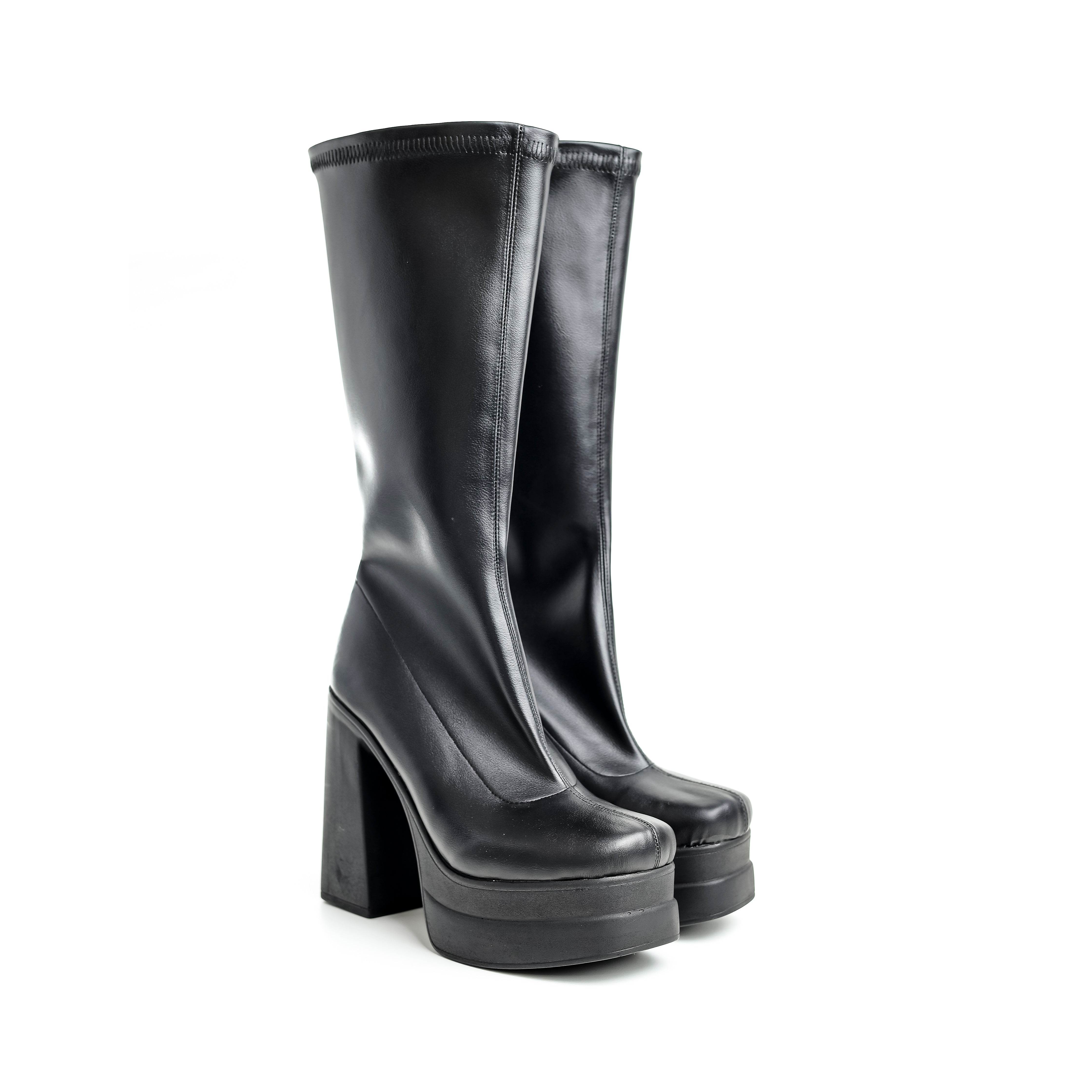 Sculpted Platform Black