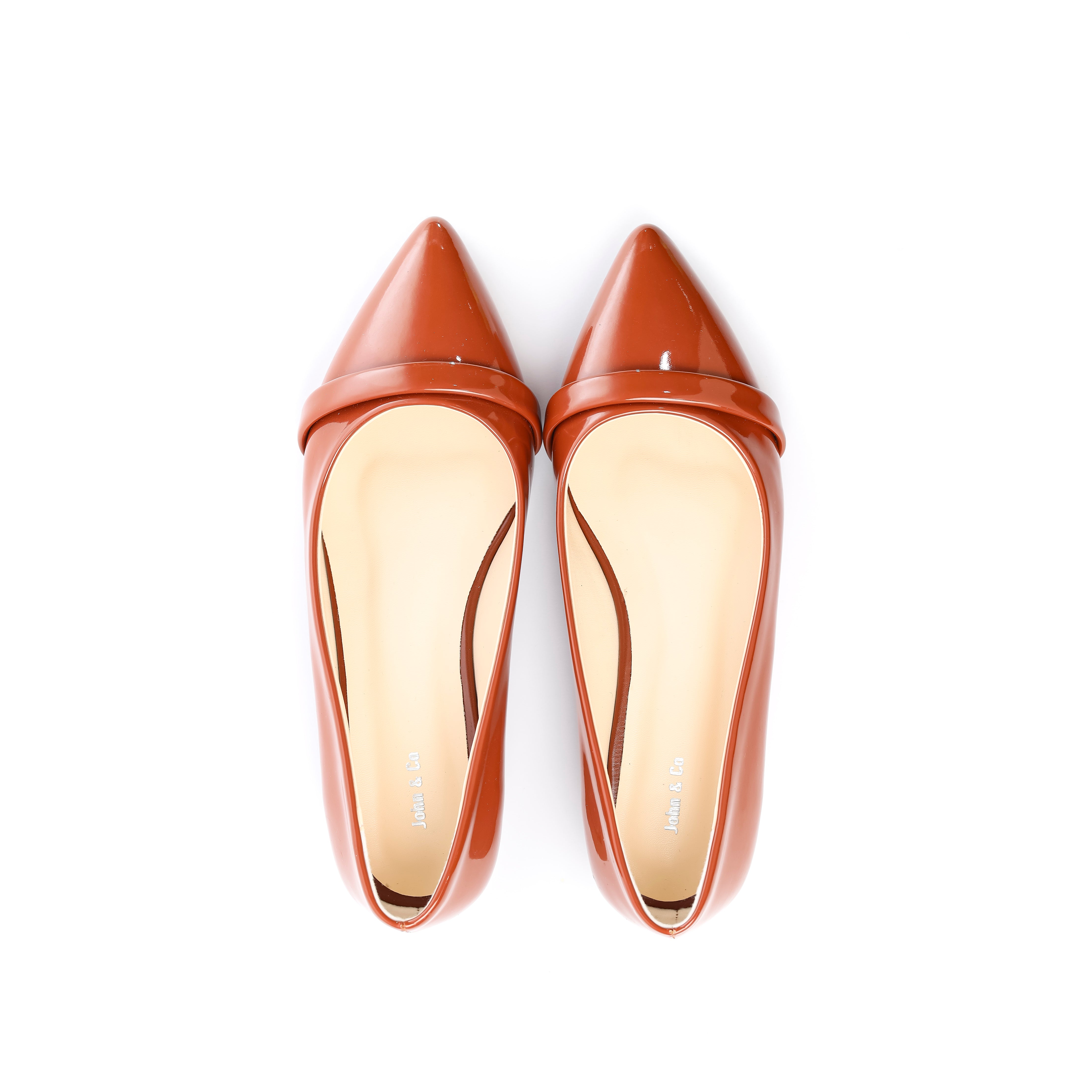 Timeless Pointed Flats Havane
