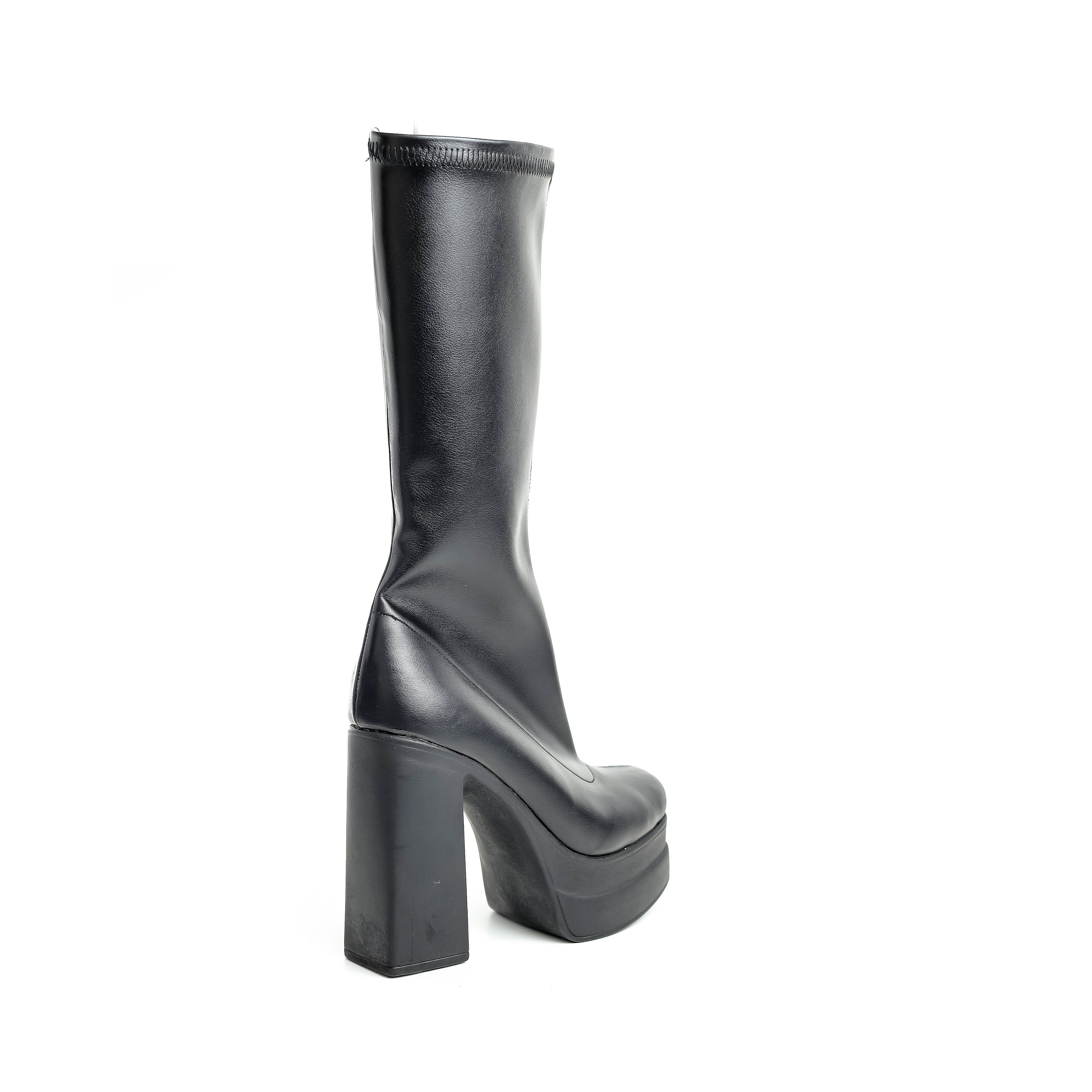 Sculpted Platform Black