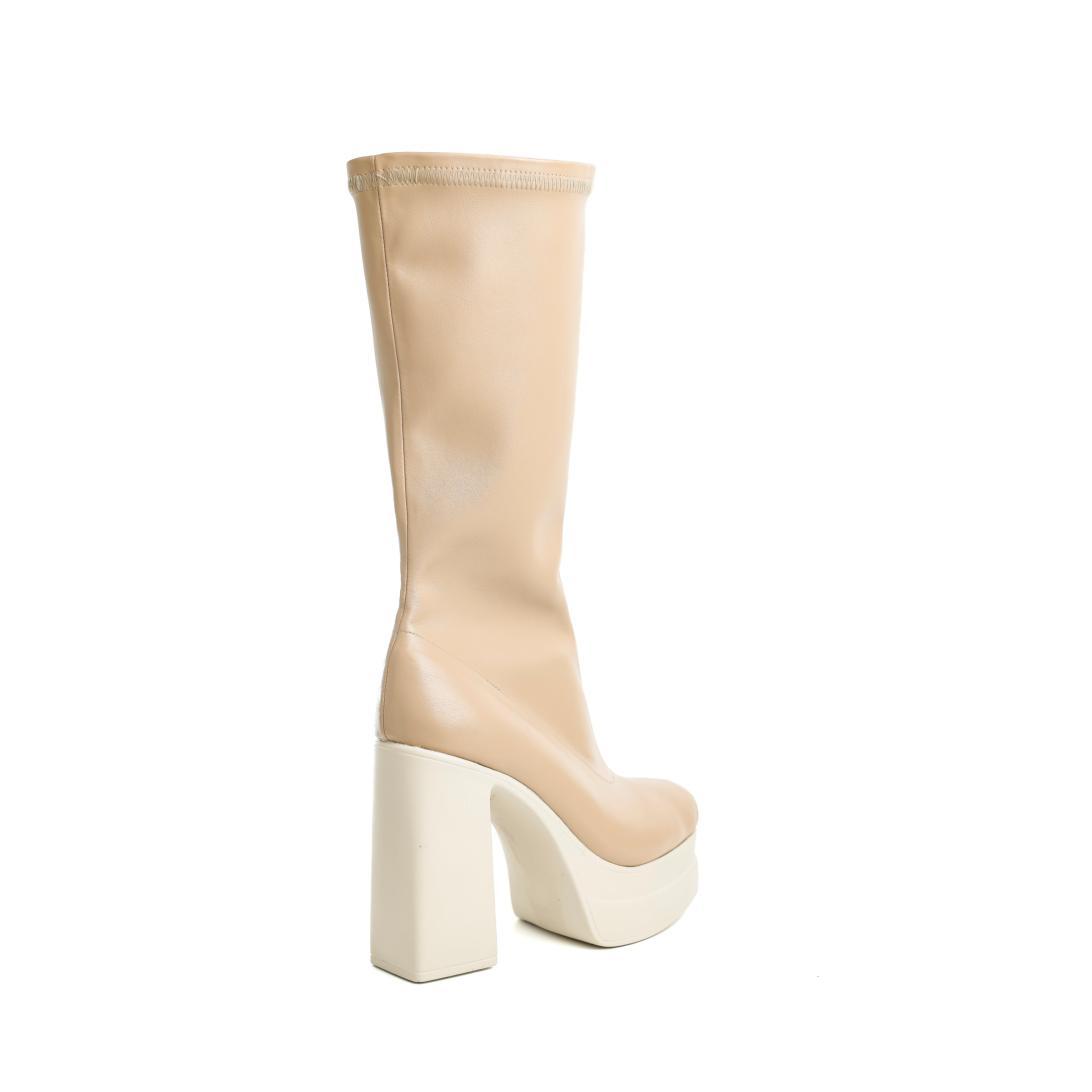 Sculpted Platform Beige
