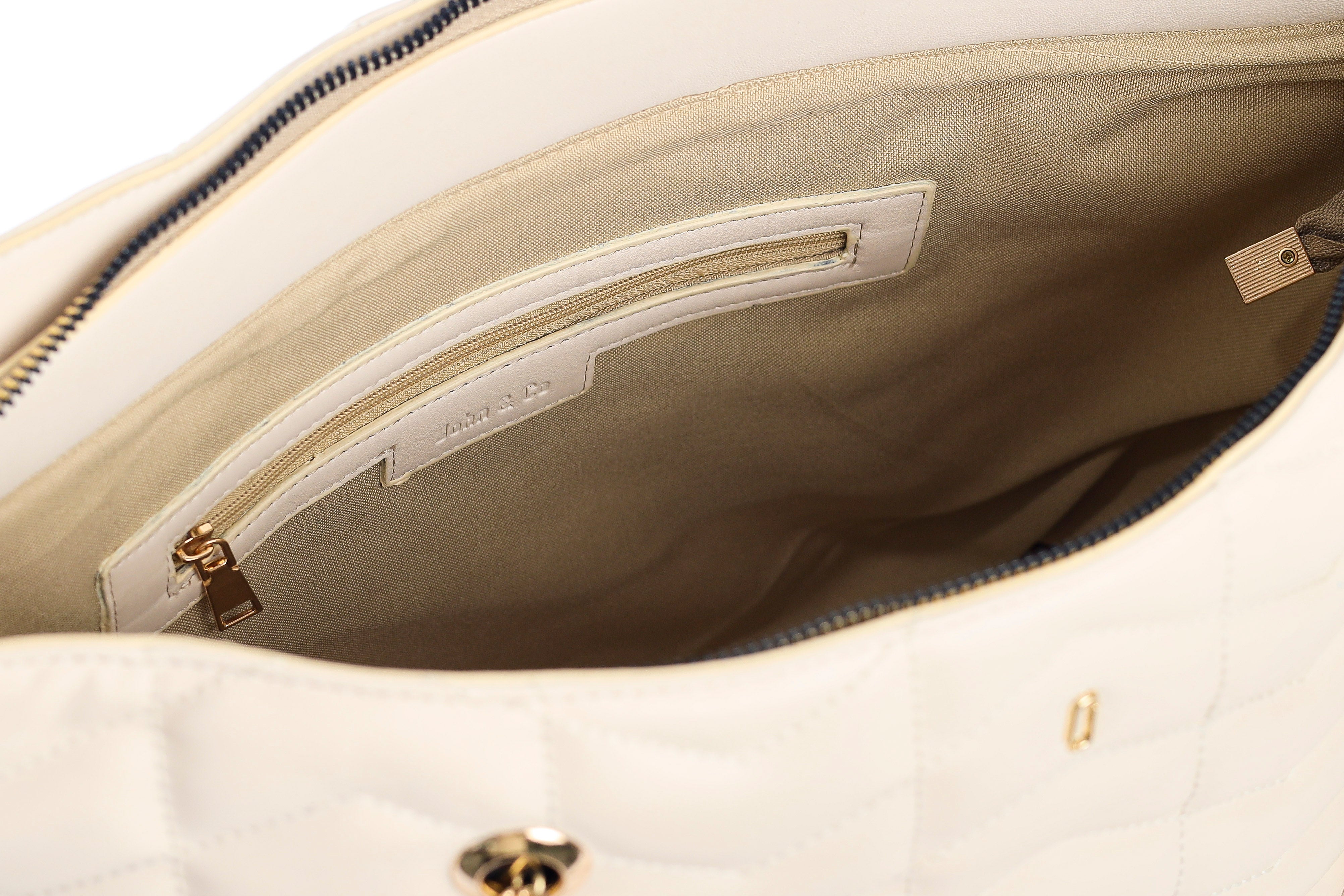 Chevron Chain Tote bag White