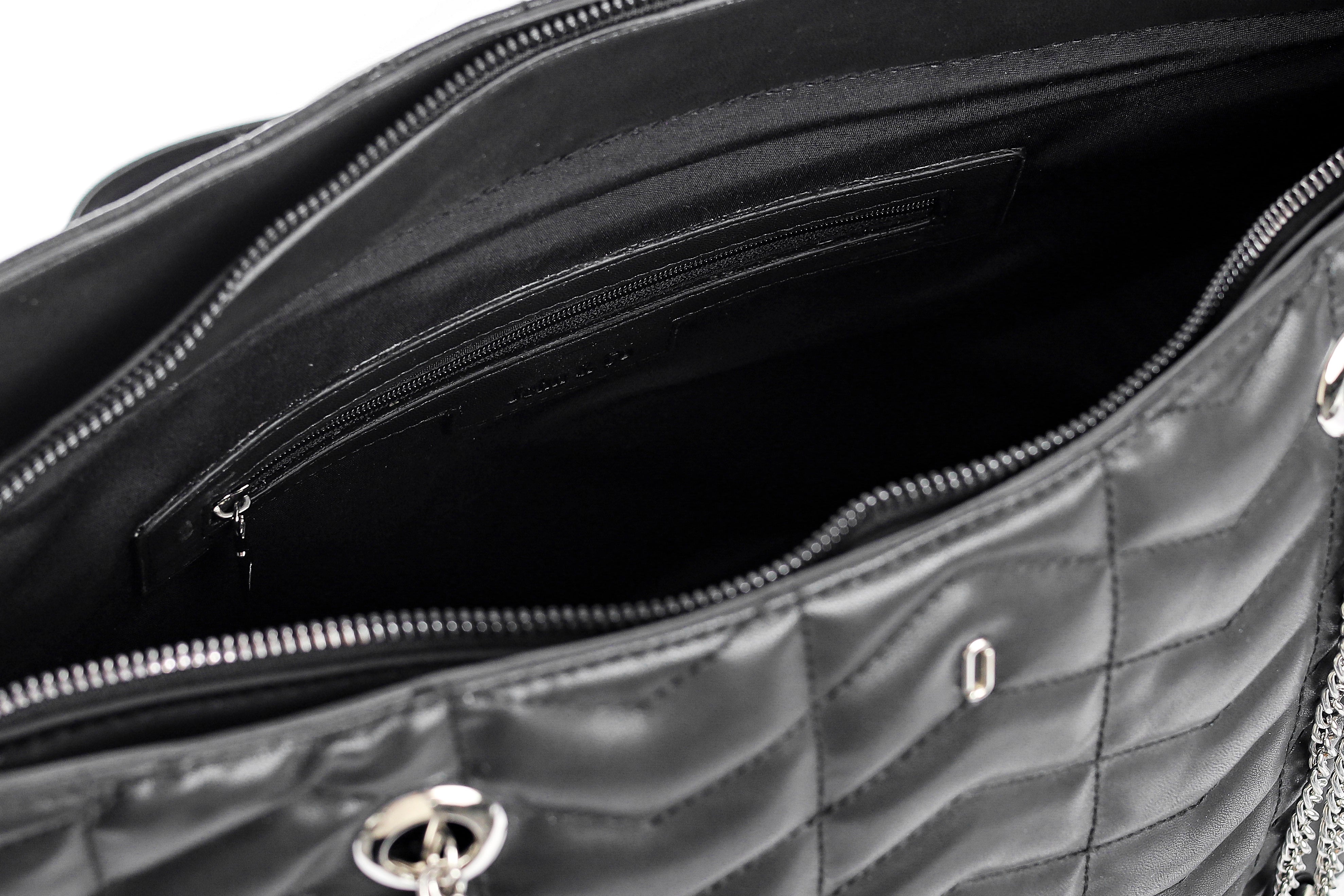 Chevron Chain Tote bag Black