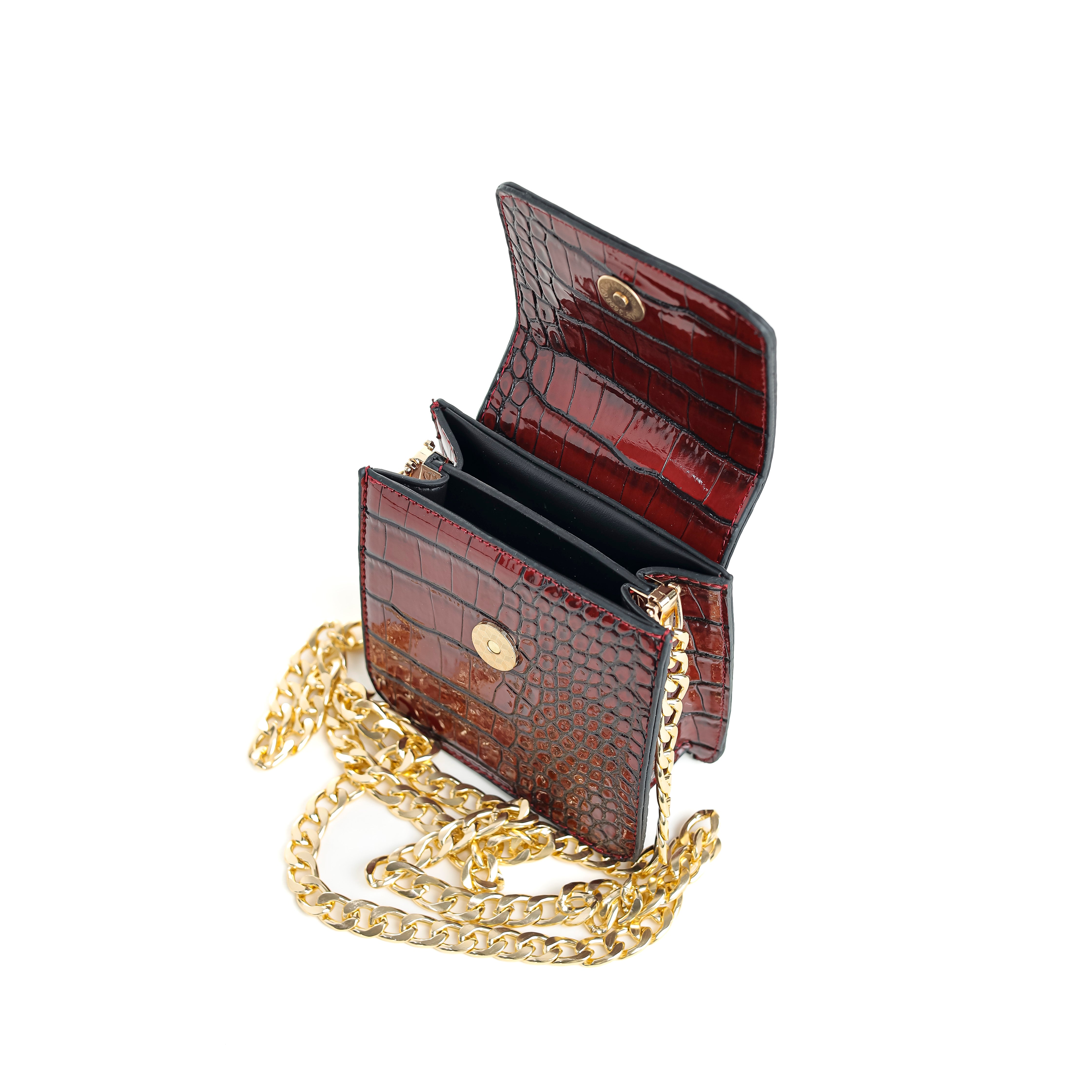 Croc Eterna bag Burgundy