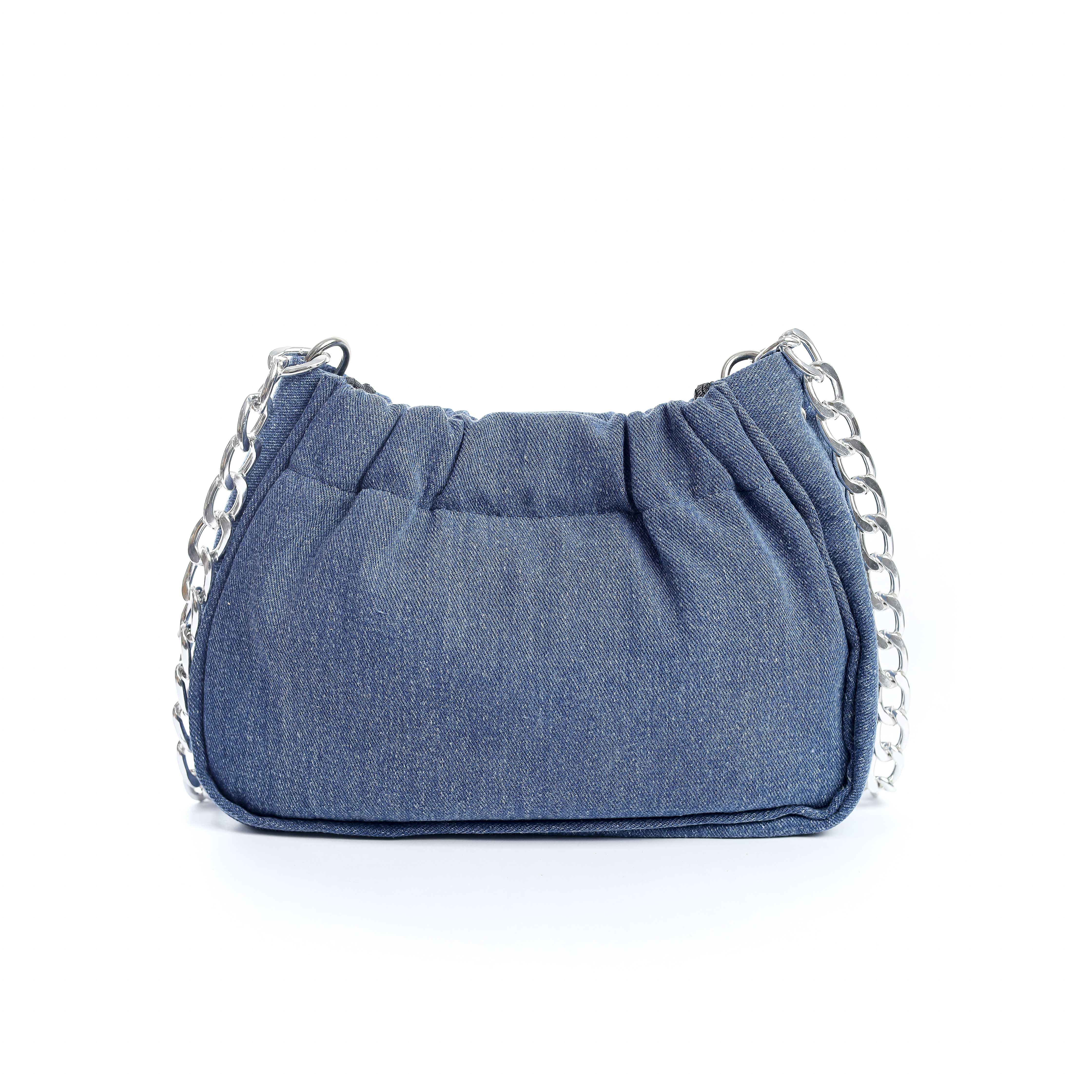 Denim Chain Bag