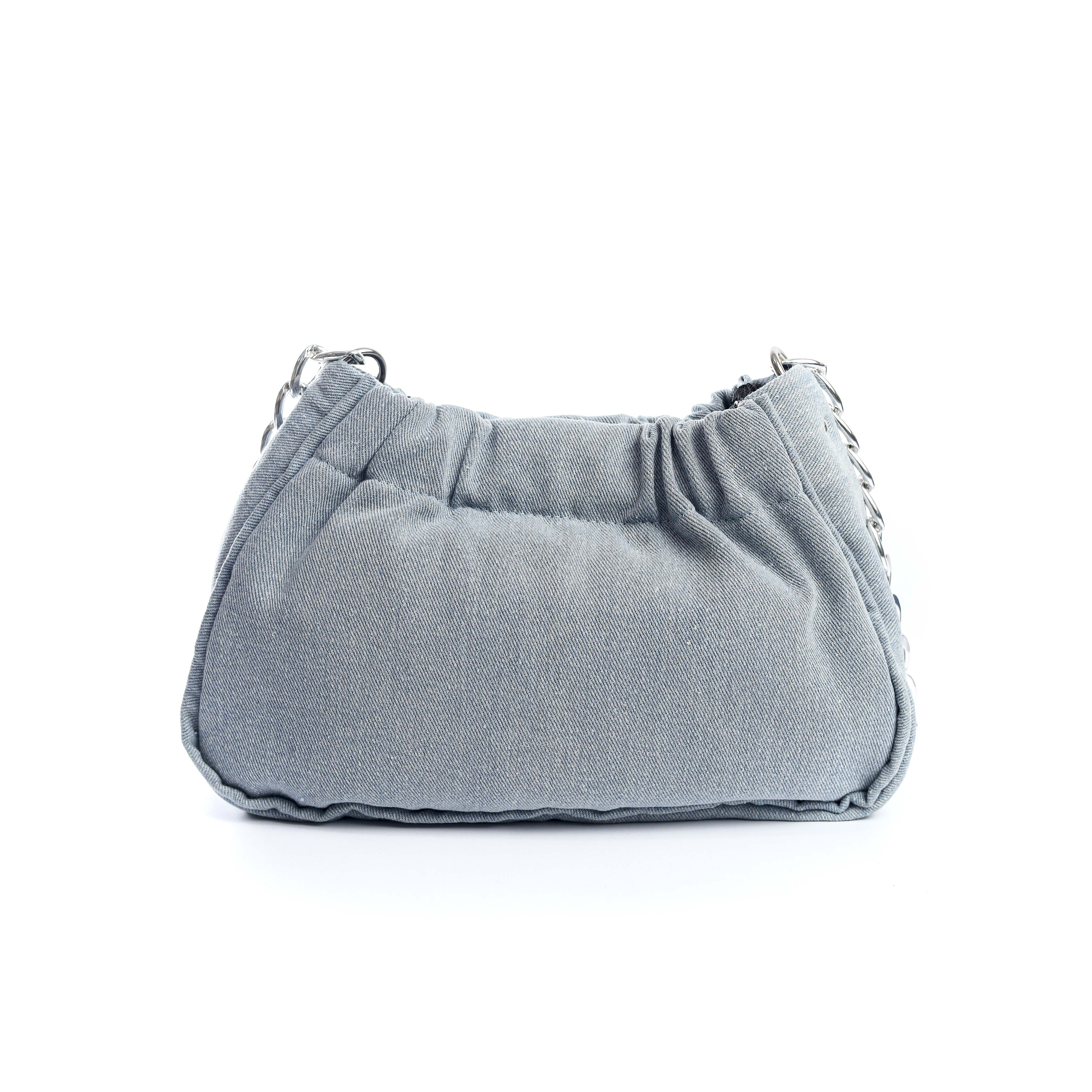 Denim Chain Bag