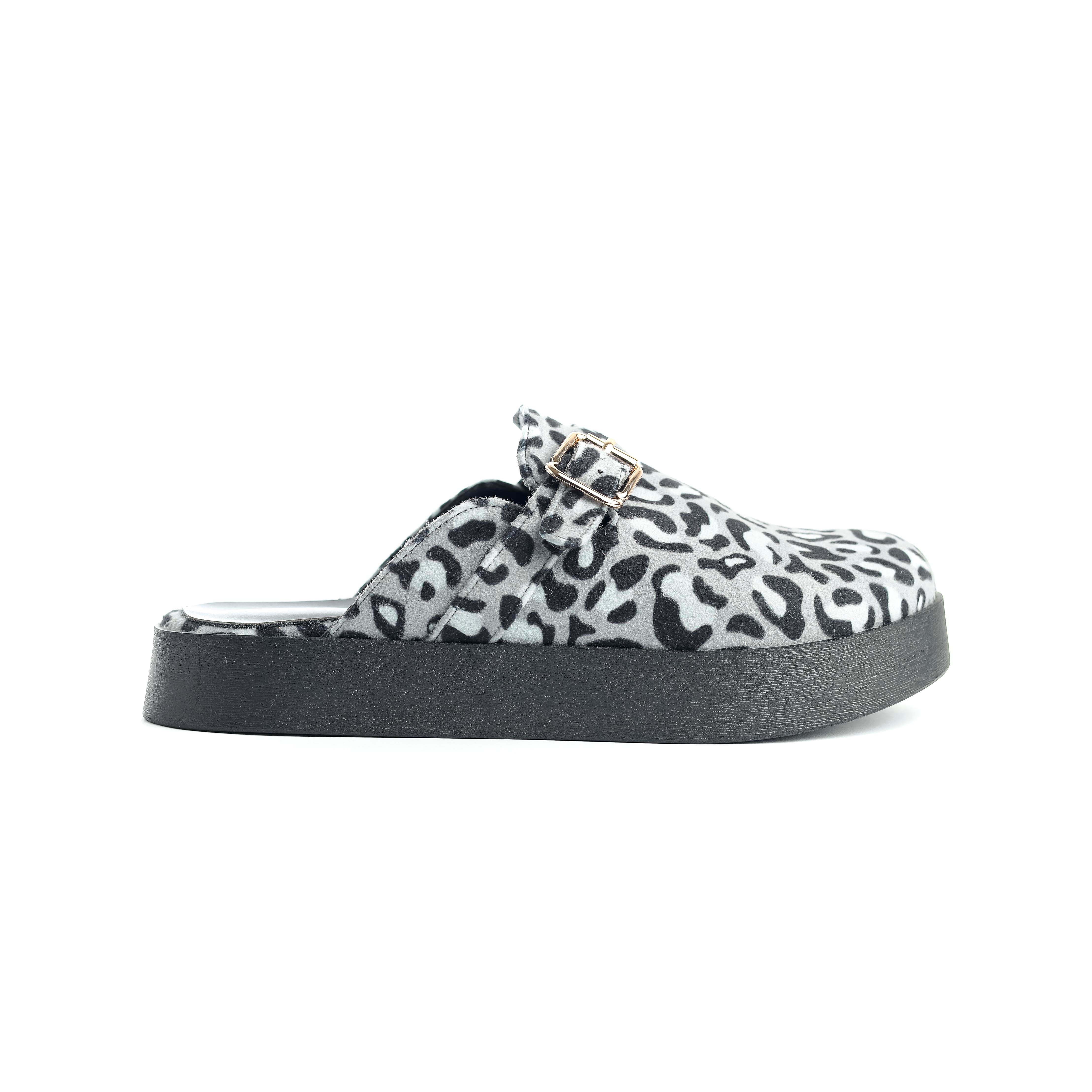 Solera clogs Leopard/grey