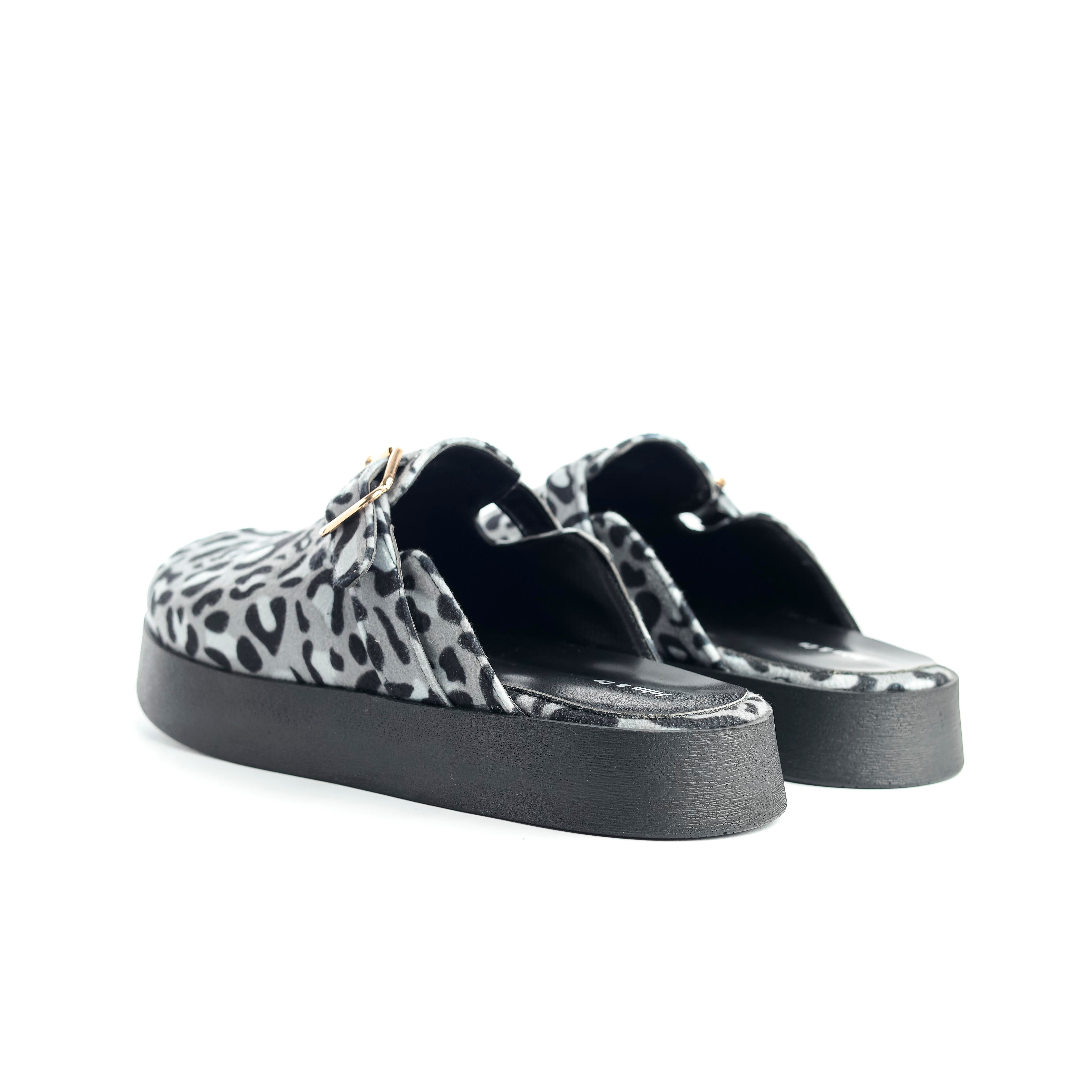Solera clogs Leopard/grey