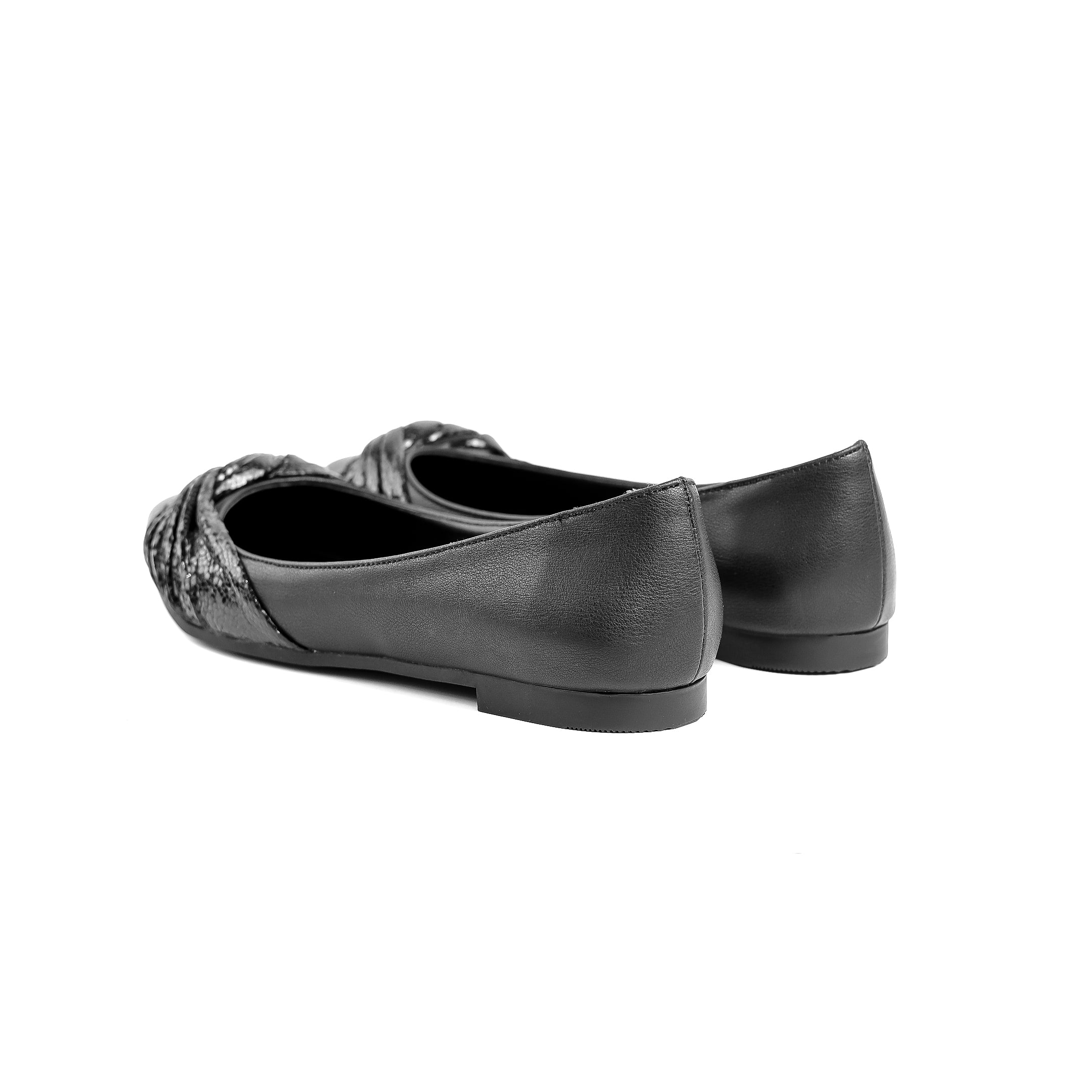 Sophisticated Knotted Evening Black