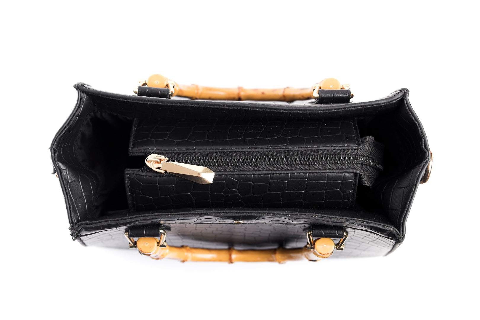 Emerald Bamboo Tote Black