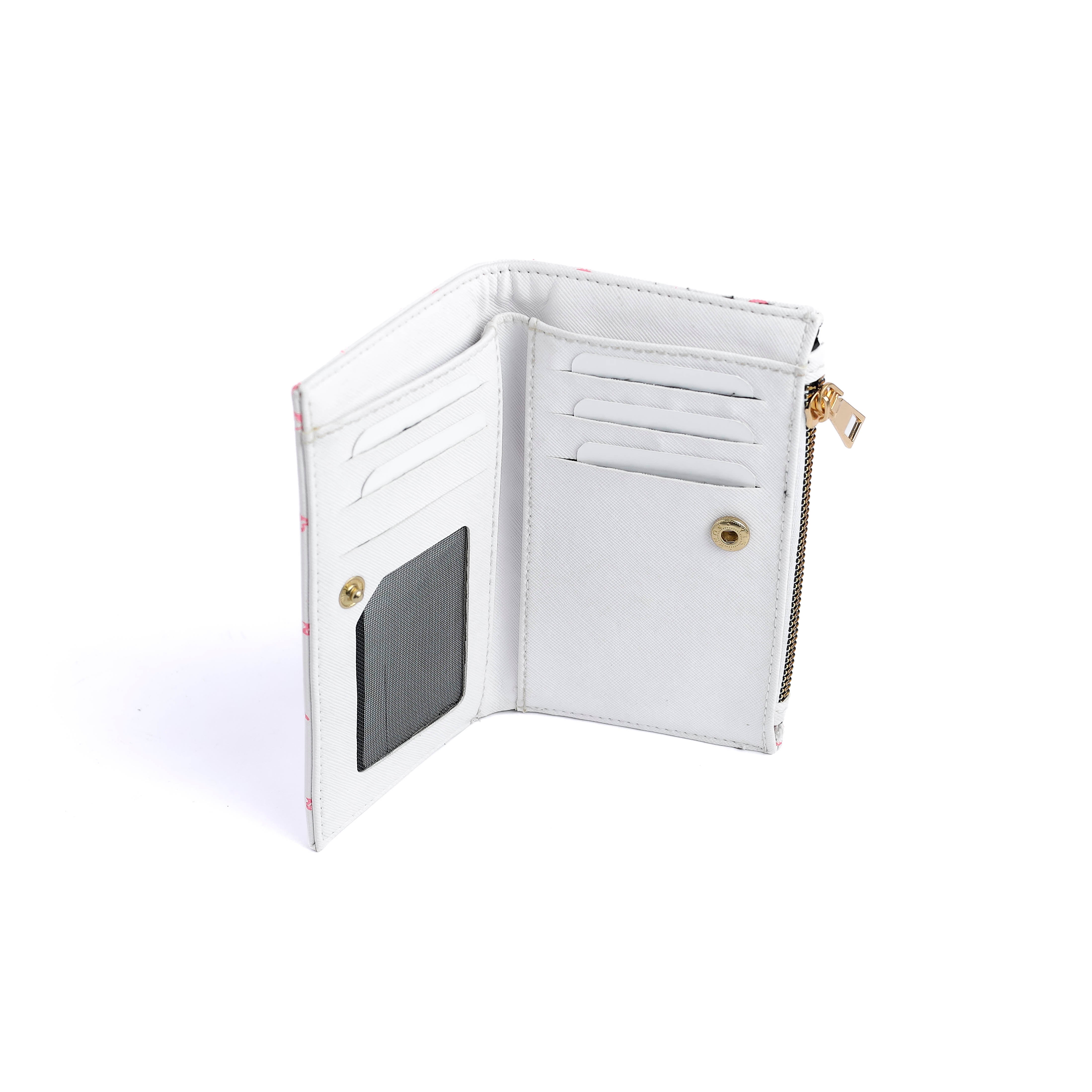 Mode wallet White/bows