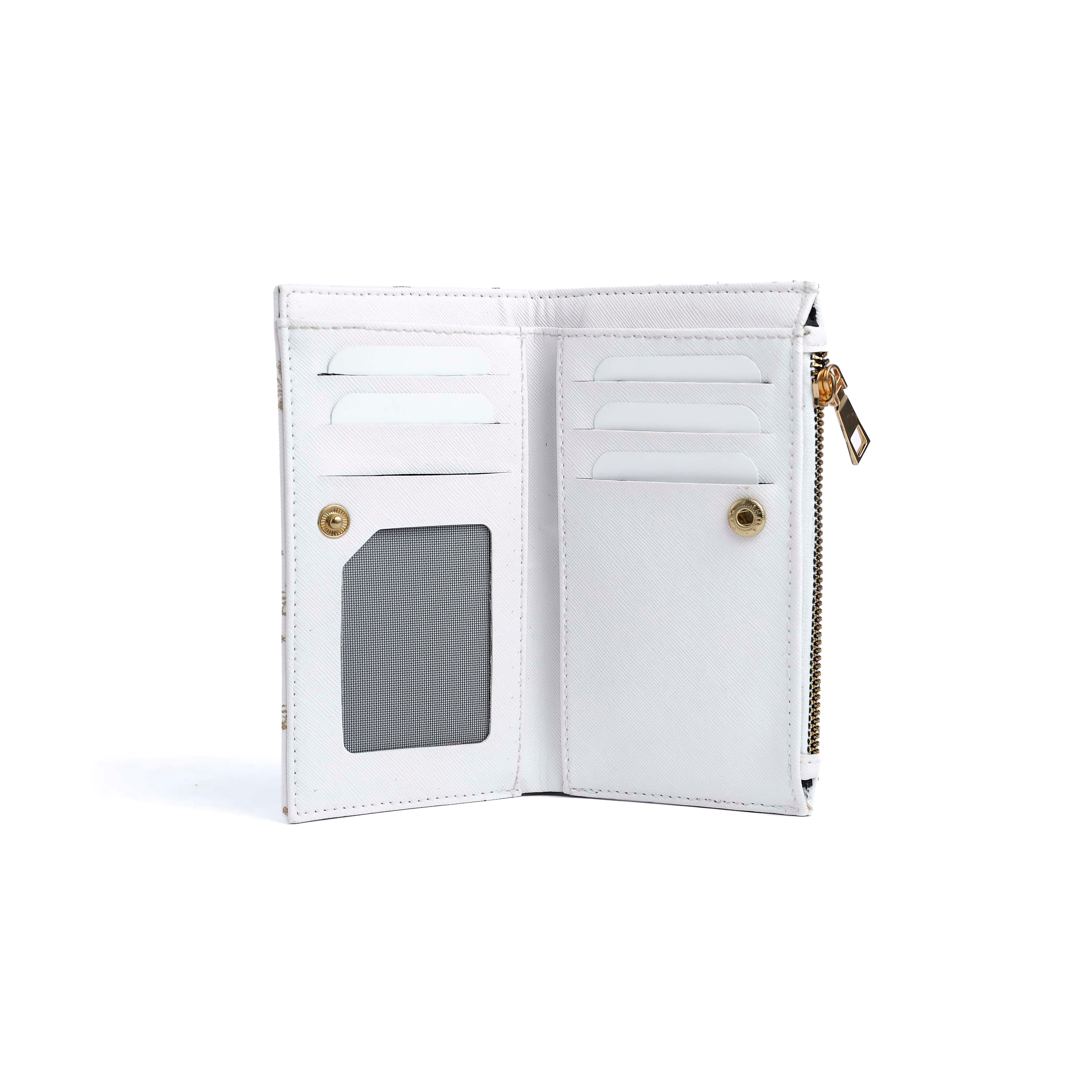 Mode wallet White/butterfly