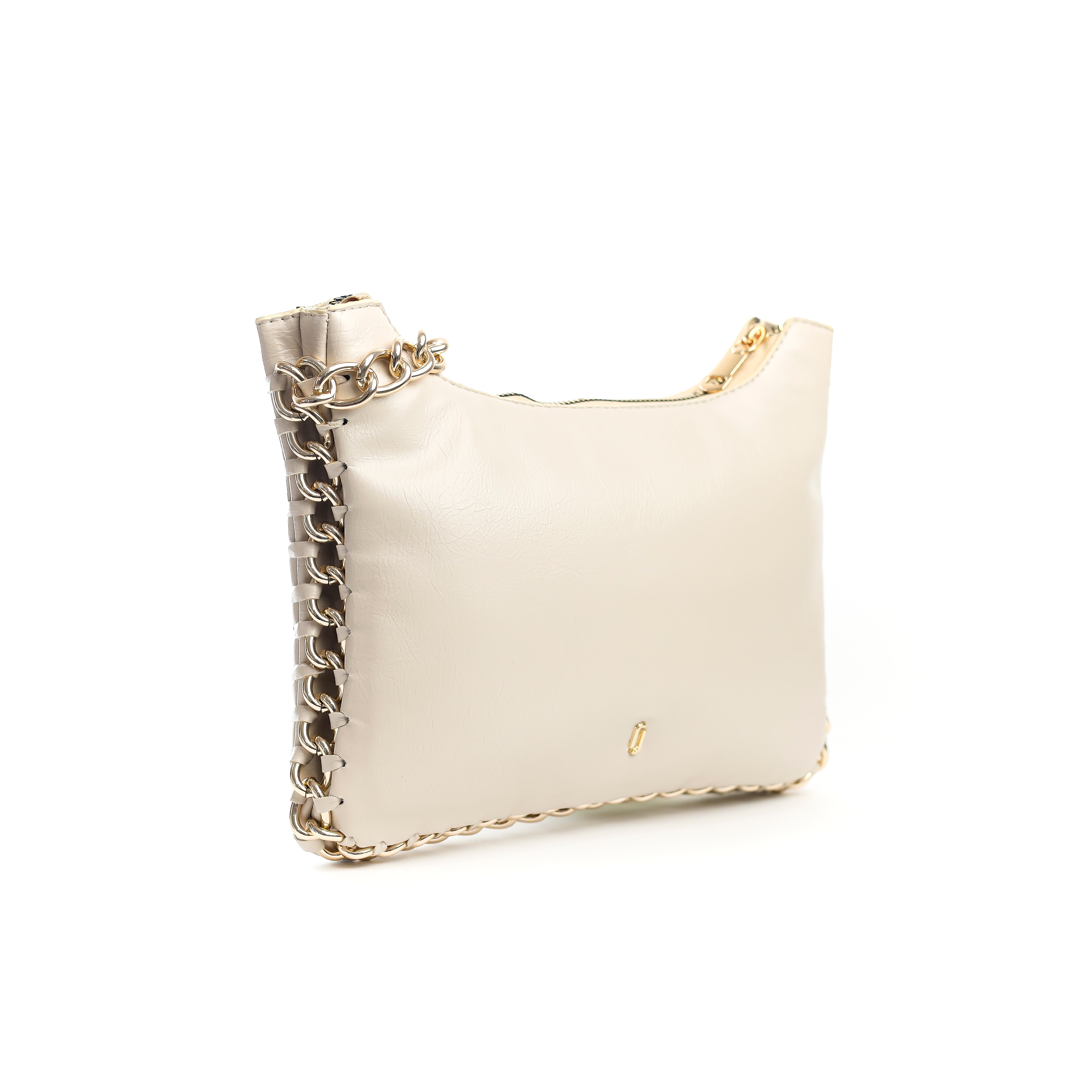 Ivory Chain Bag Beige