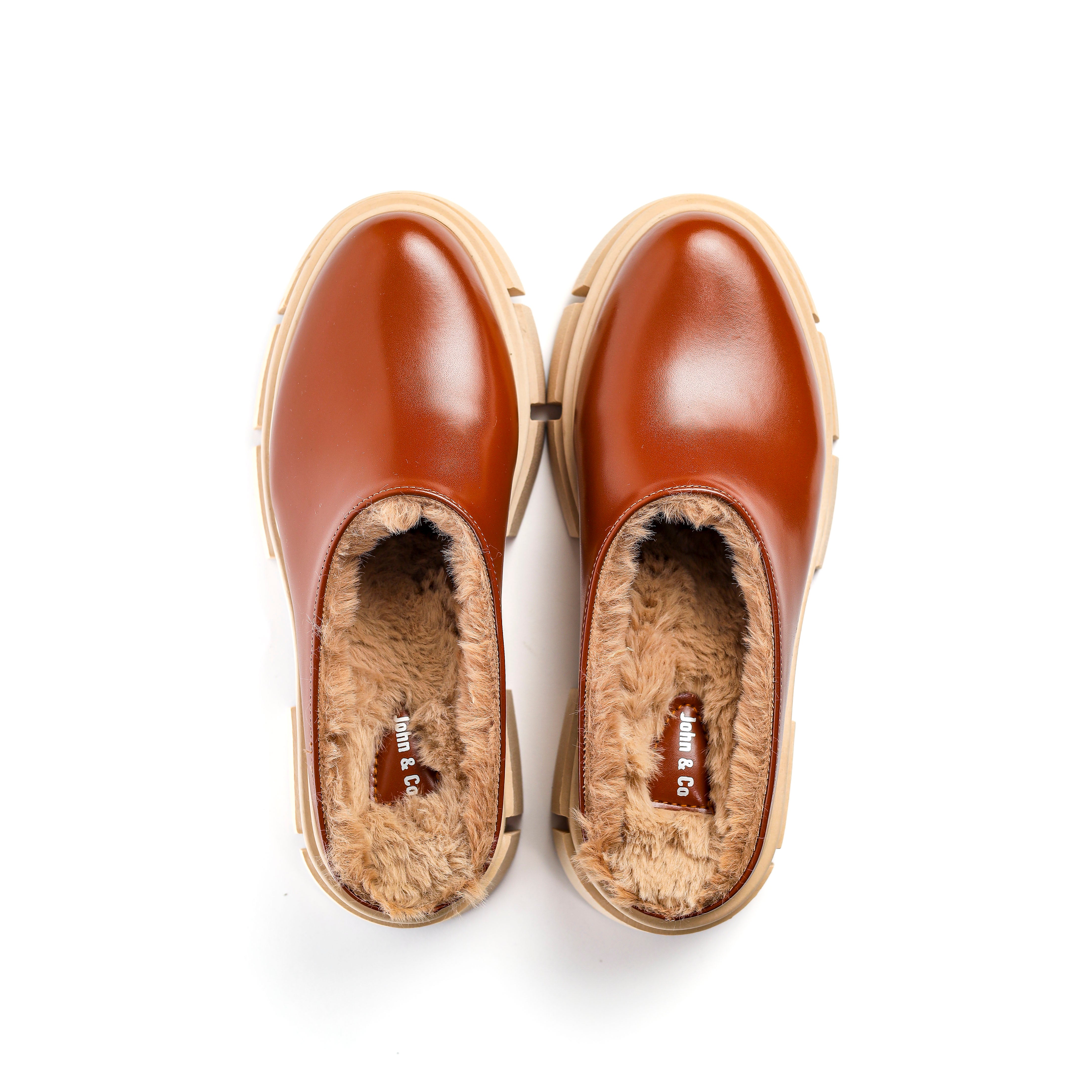 Warmth Luxe Clogs Brown
