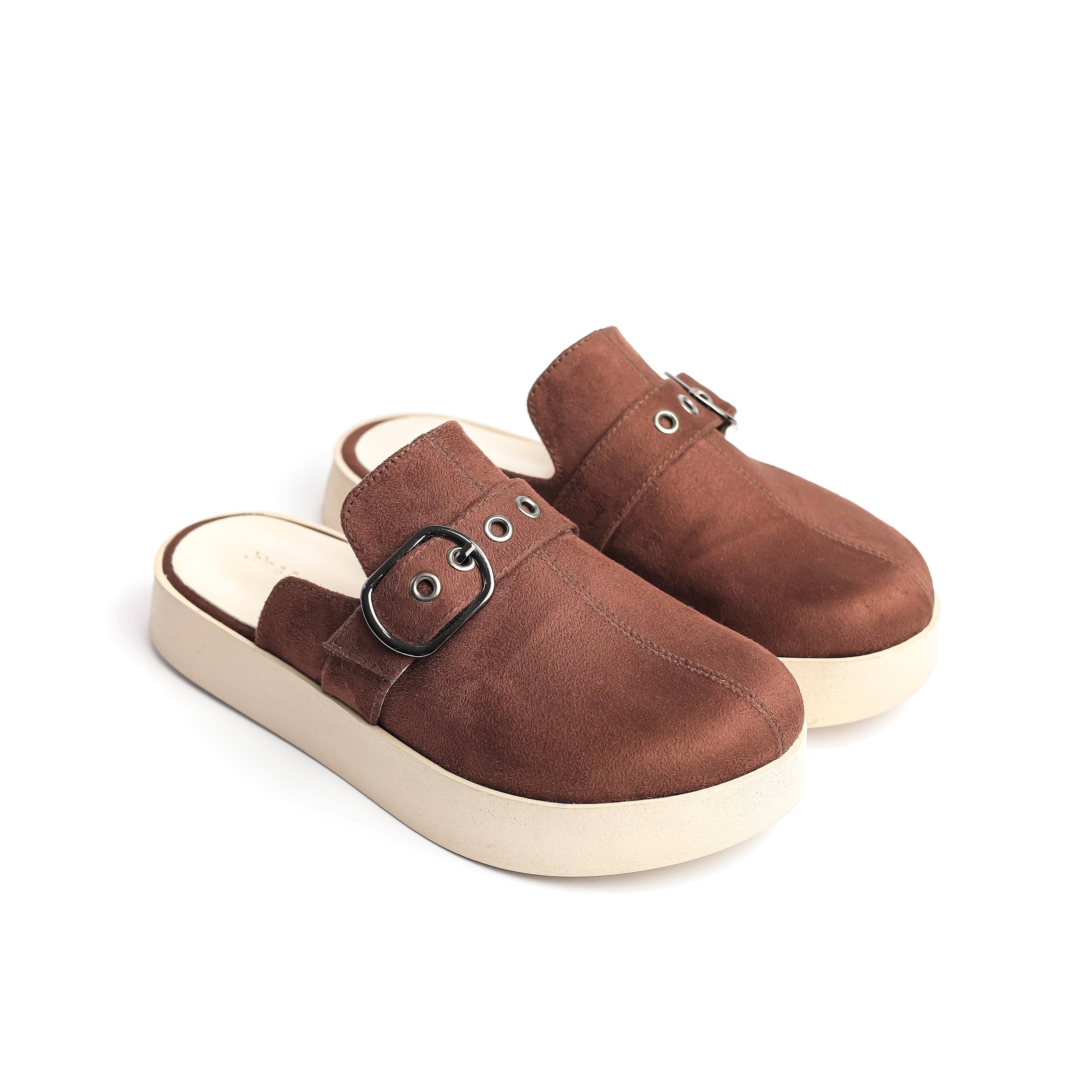 Buckle Slip-On Dark brown