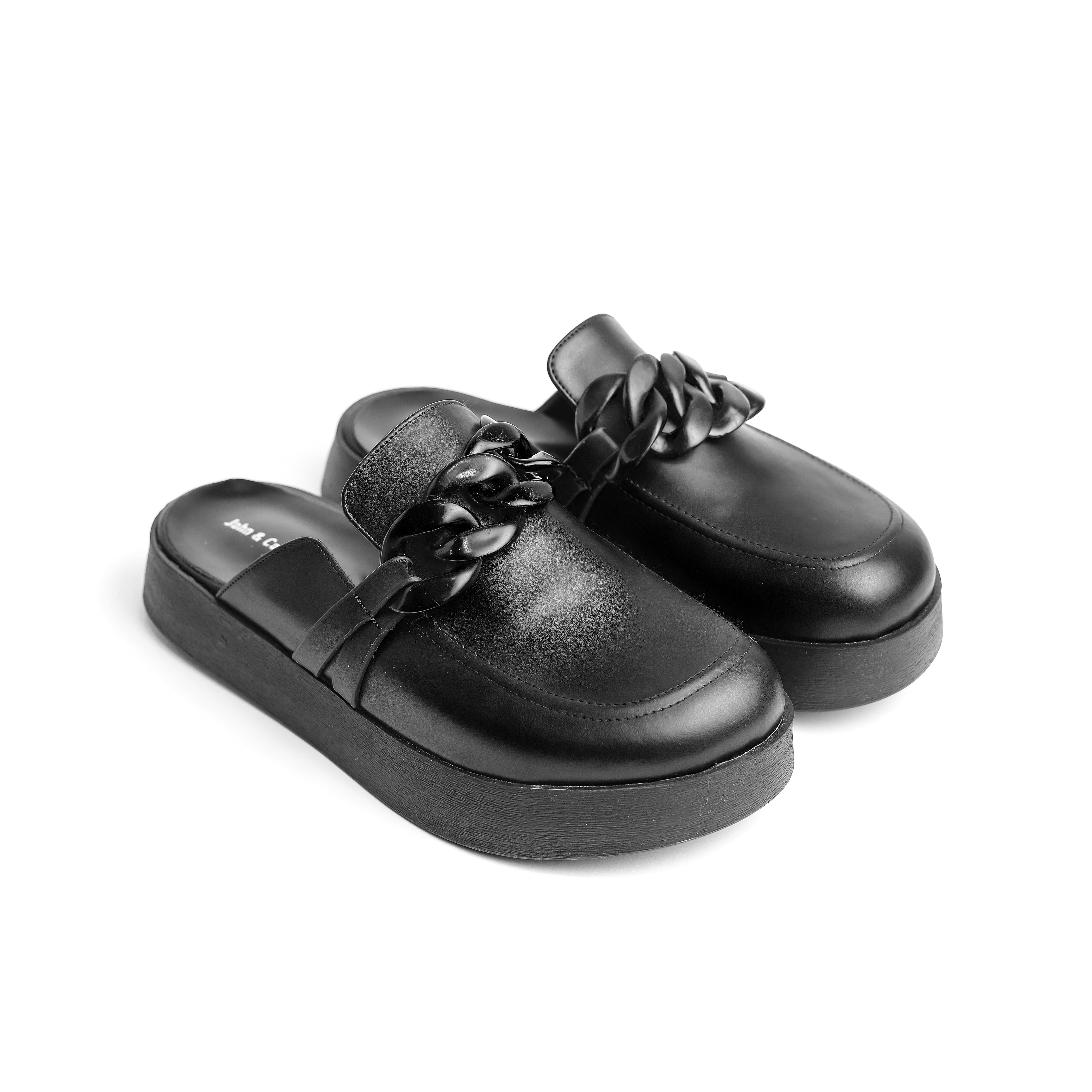Metal Mavin clogs Black