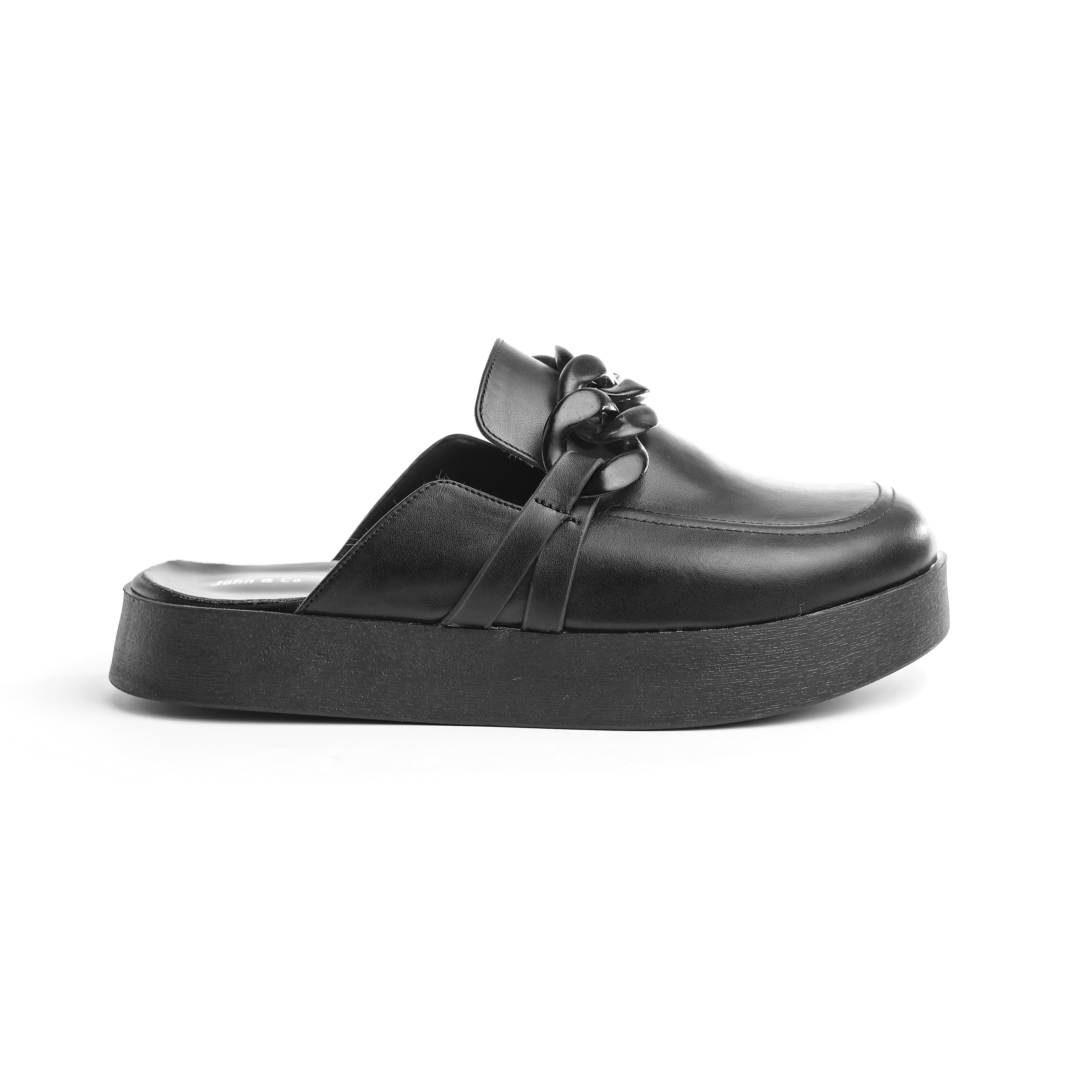 Metal Mavin clogs Black